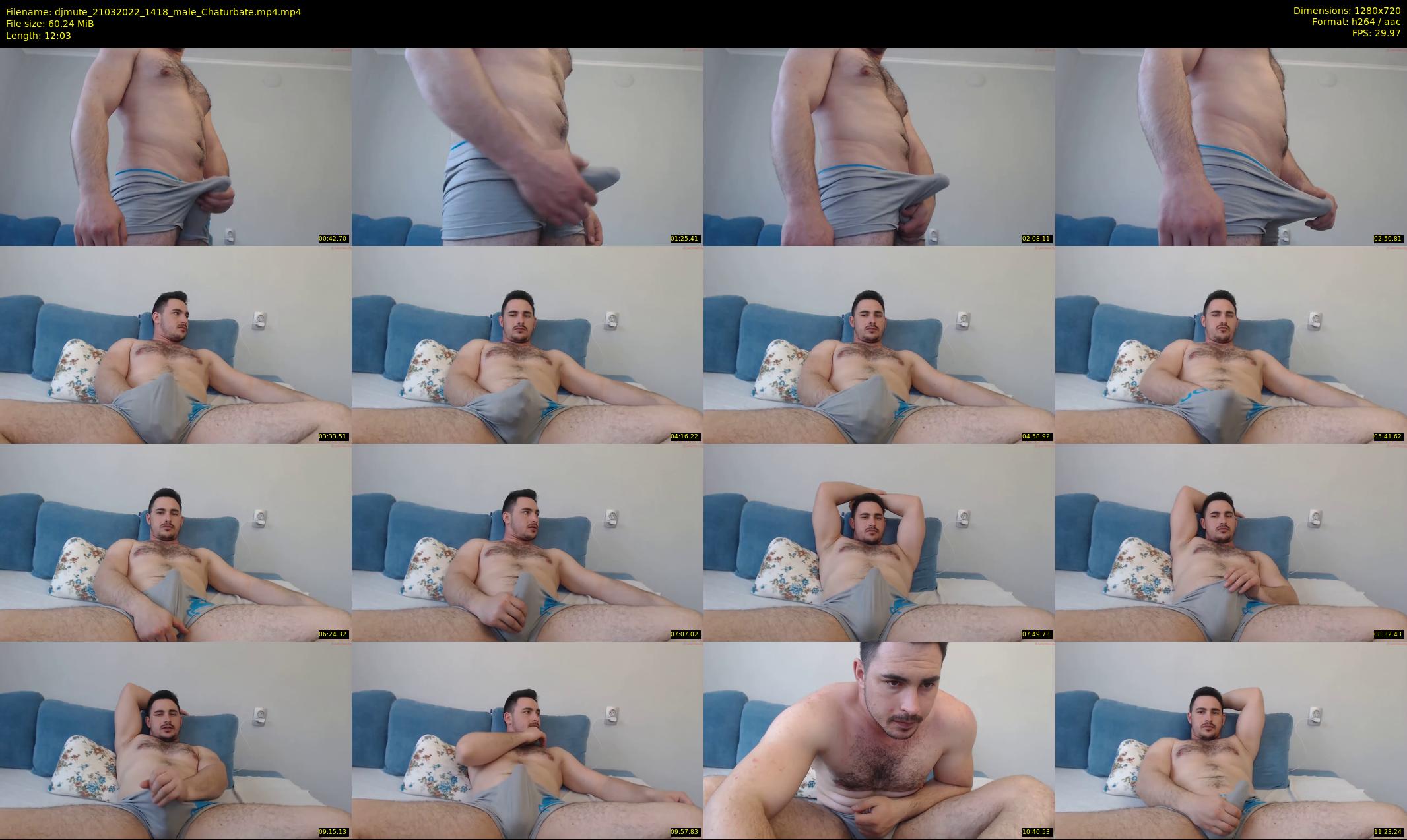 djmute — 13 minute Chaturbate male cam show recording, 720p, Mar 21, 2022
