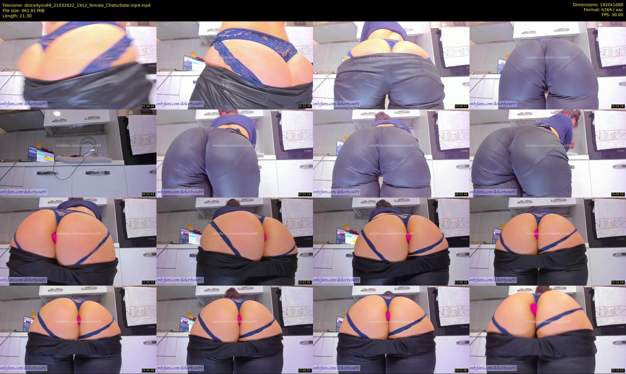 dolce4you69 — 22 minute Chaturbate female cam show recording, 1080p, Mar 21, 2022