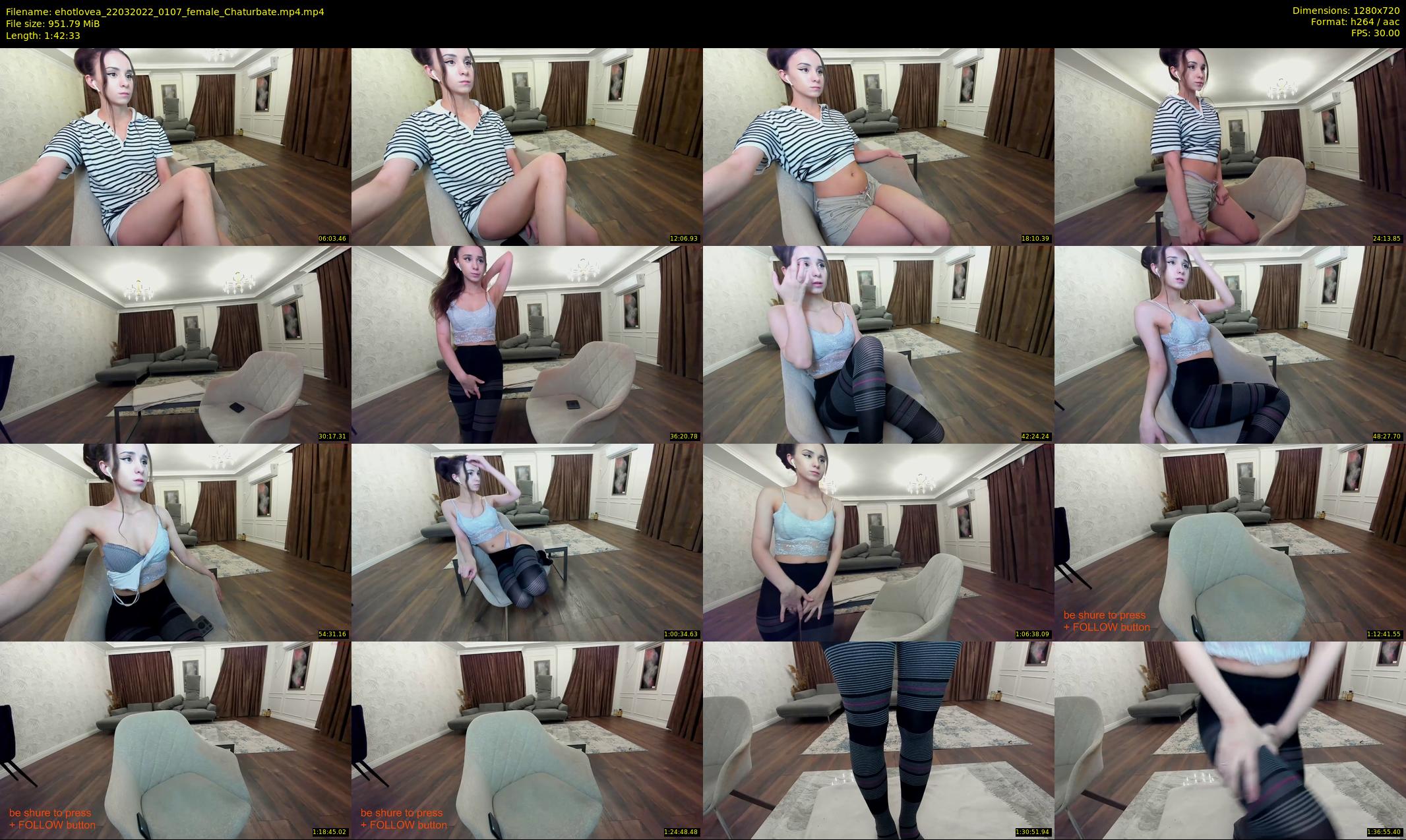 ehotlovea — 103 minute Chaturbate female cam show recording, 720p, Mar 22, 2022