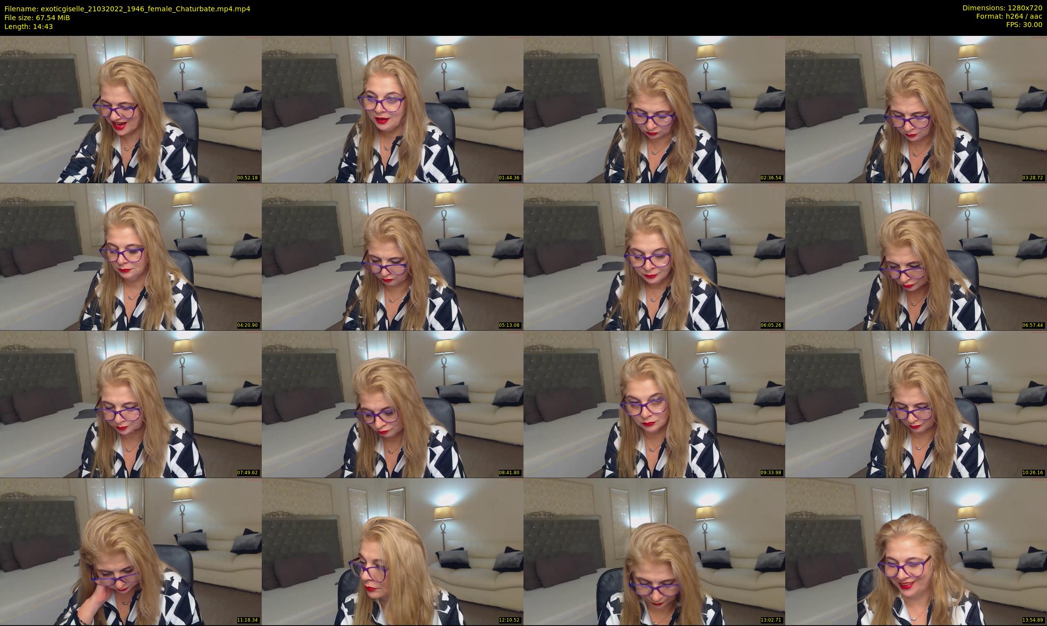 exoticgiselle — 15 minute Chaturbate female cam show recording, 720p, Mar 21, 2022