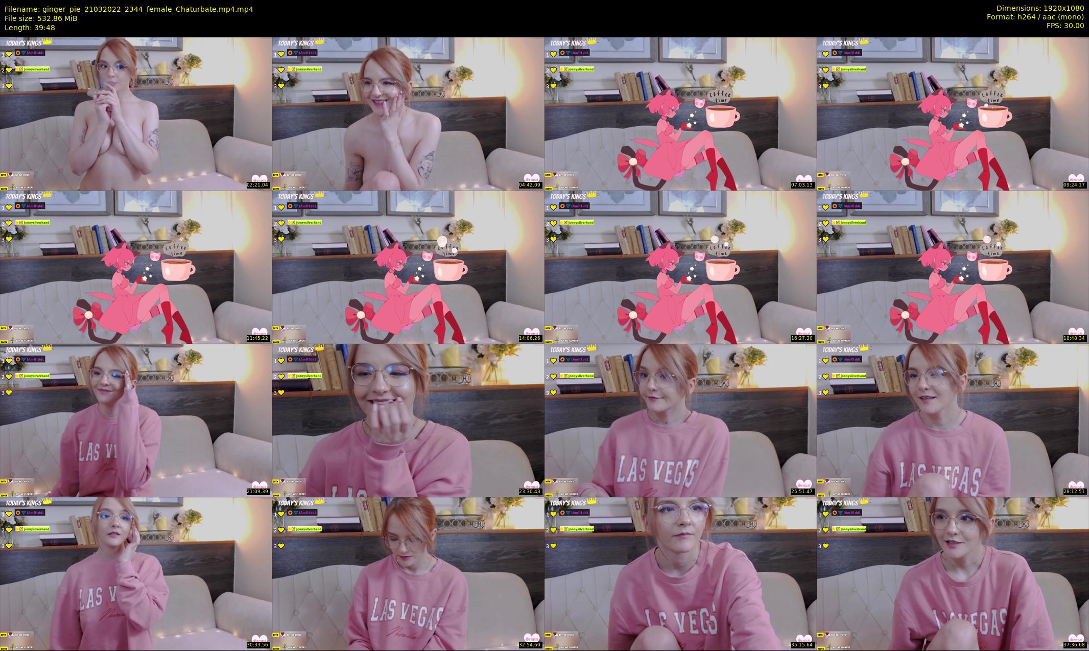 ginger_pie — 40 minute Chaturbate female cam show recording, 1080p, Mar 21, 2022