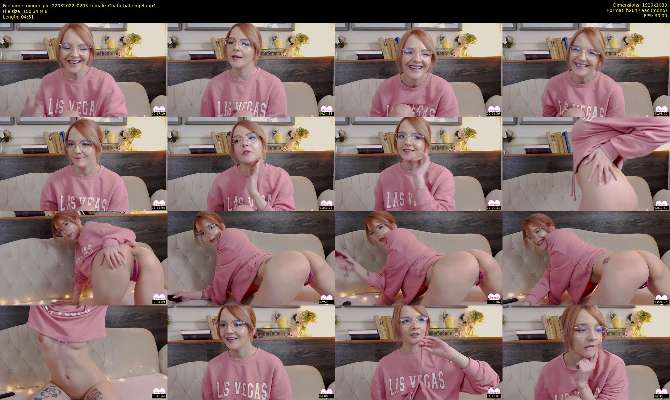 ginger_pie — 5 minute Chaturbate female cam show recording, 1080p, Mar 22, 2022