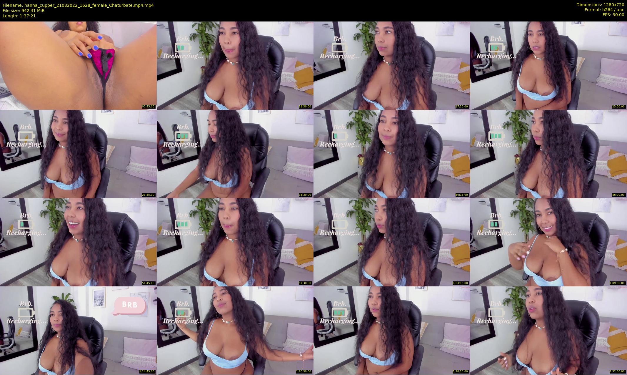 hanna_cupper — 98 minute Chaturbate female cam show recording, 720p, Mar 21, 2022