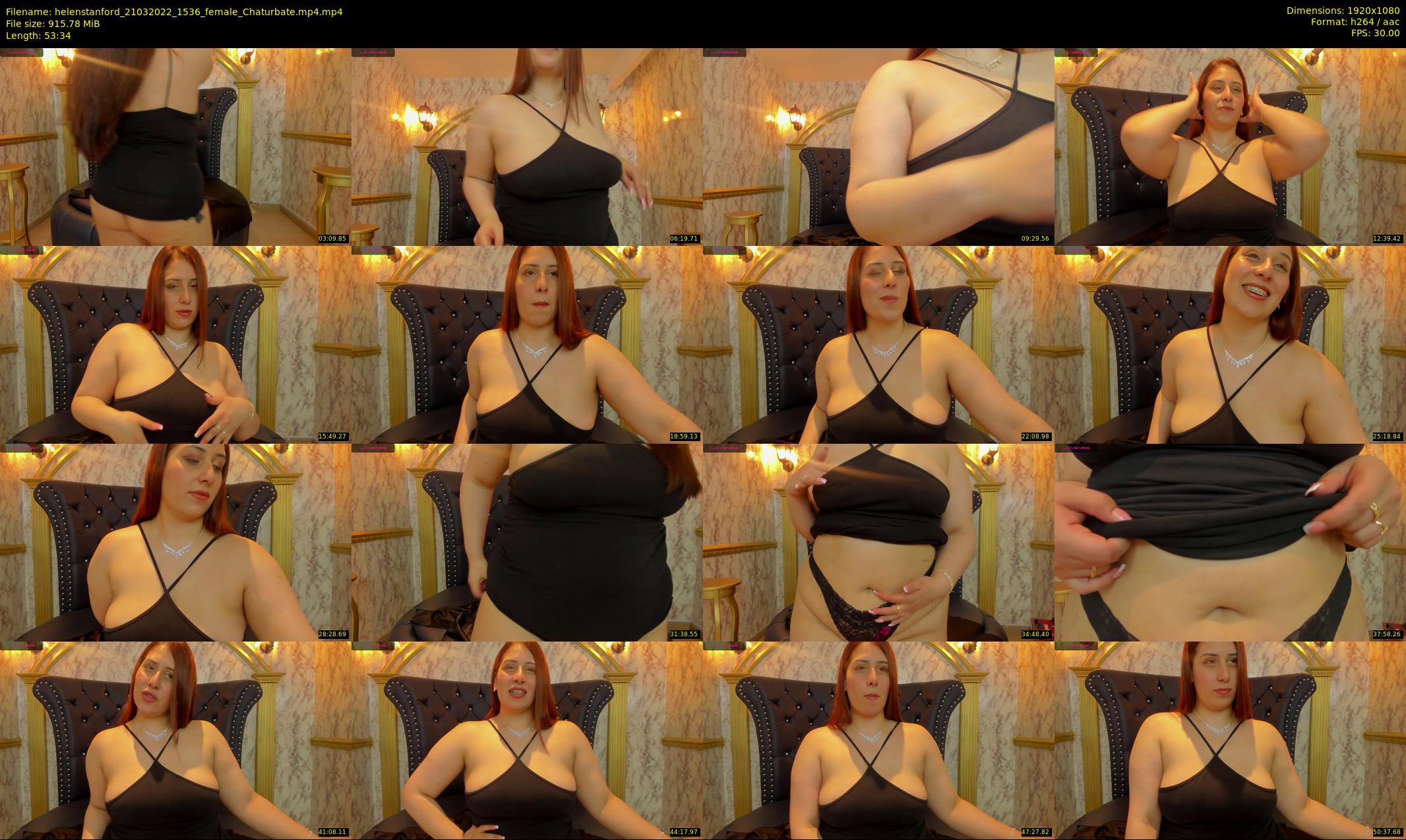helenstanford — 54 minute Chaturbate female cam show recording, 1080p, Mar 21, 2022