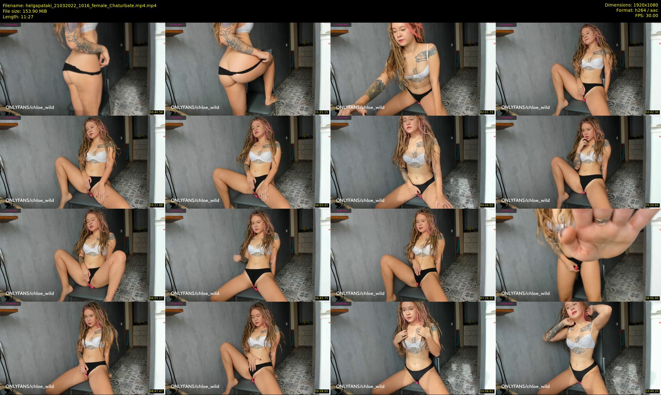 helgapataki — 12 minute Chaturbate female cam show recording, 1080p, Mar 21, 2022