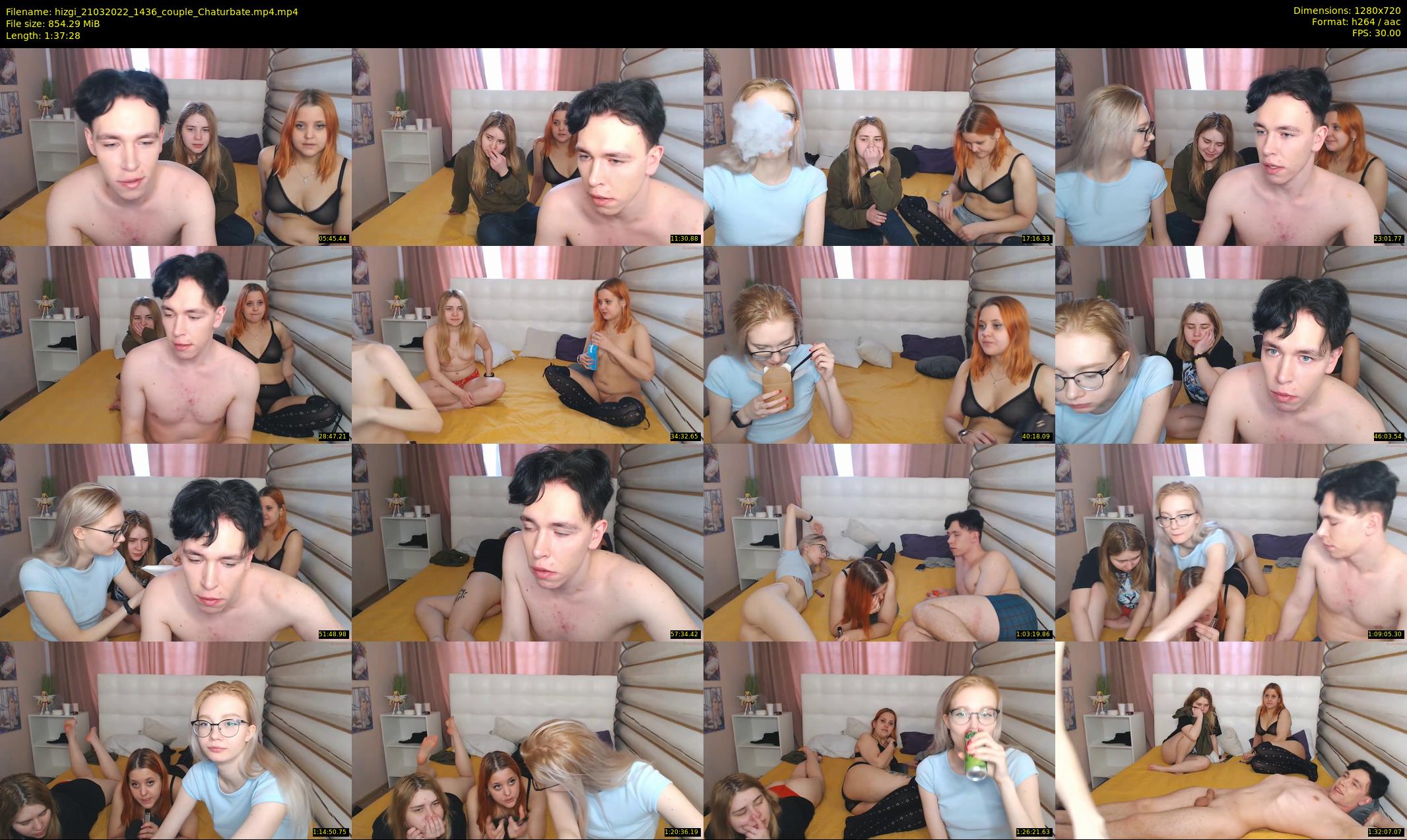 hizgi — 98 minute Chaturbate couple cam show recording, 720p, Mar 21, 2022