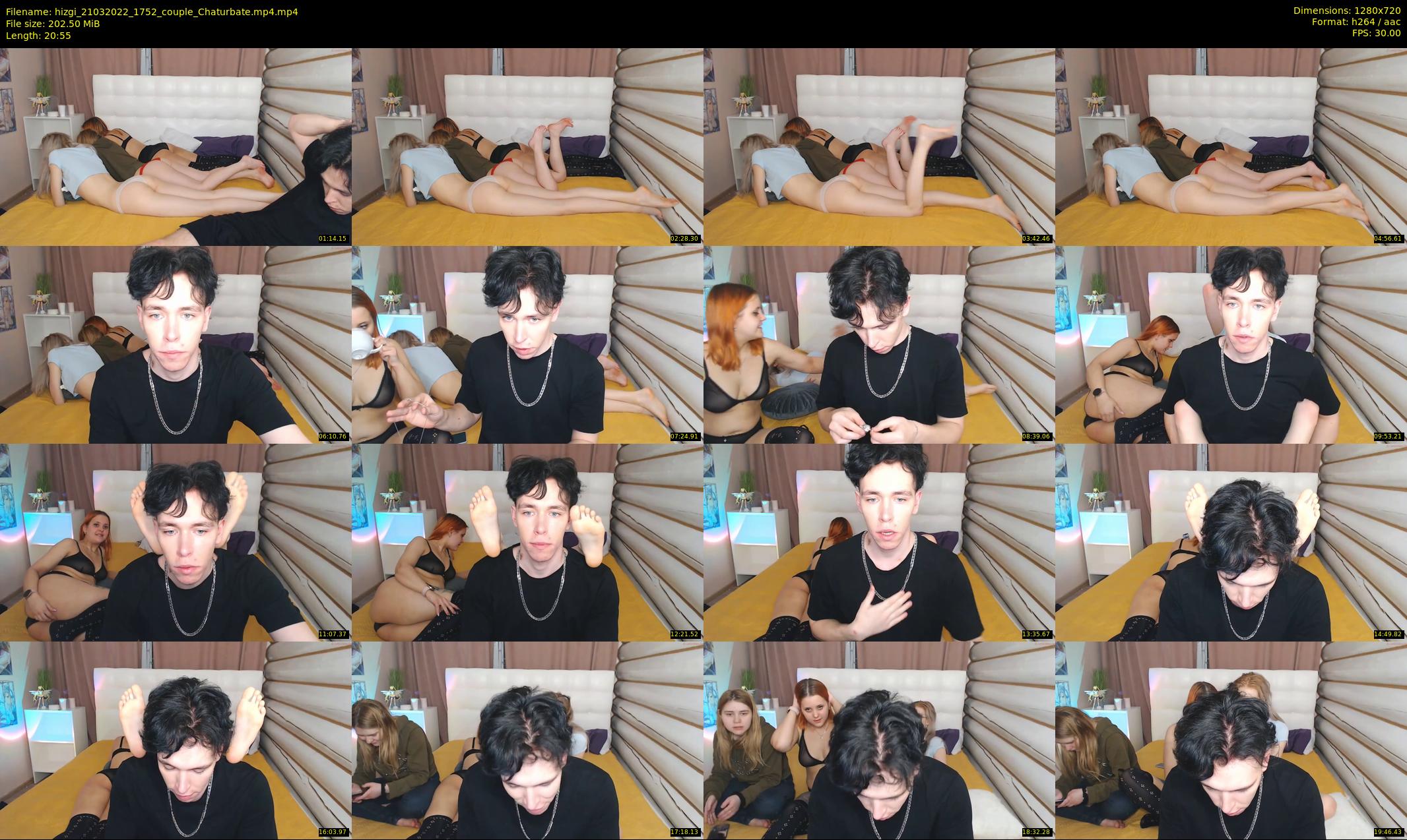 hizgi — 21 minute Chaturbate couple cam show recording, 720p, Mar 21, 2022