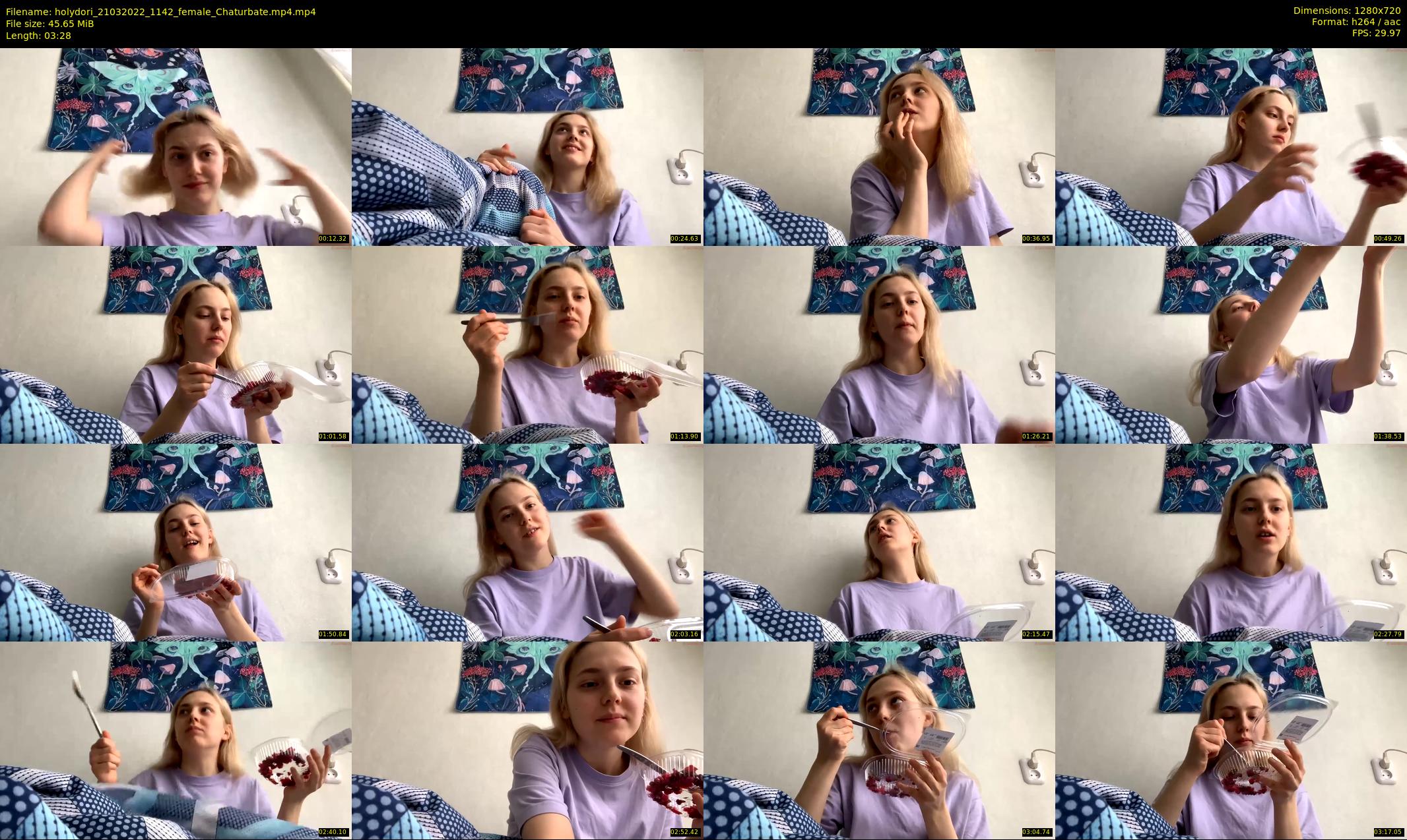 holydori — 4 minute Chaturbate female cam show recording, 720p, Mar 21, 2022
