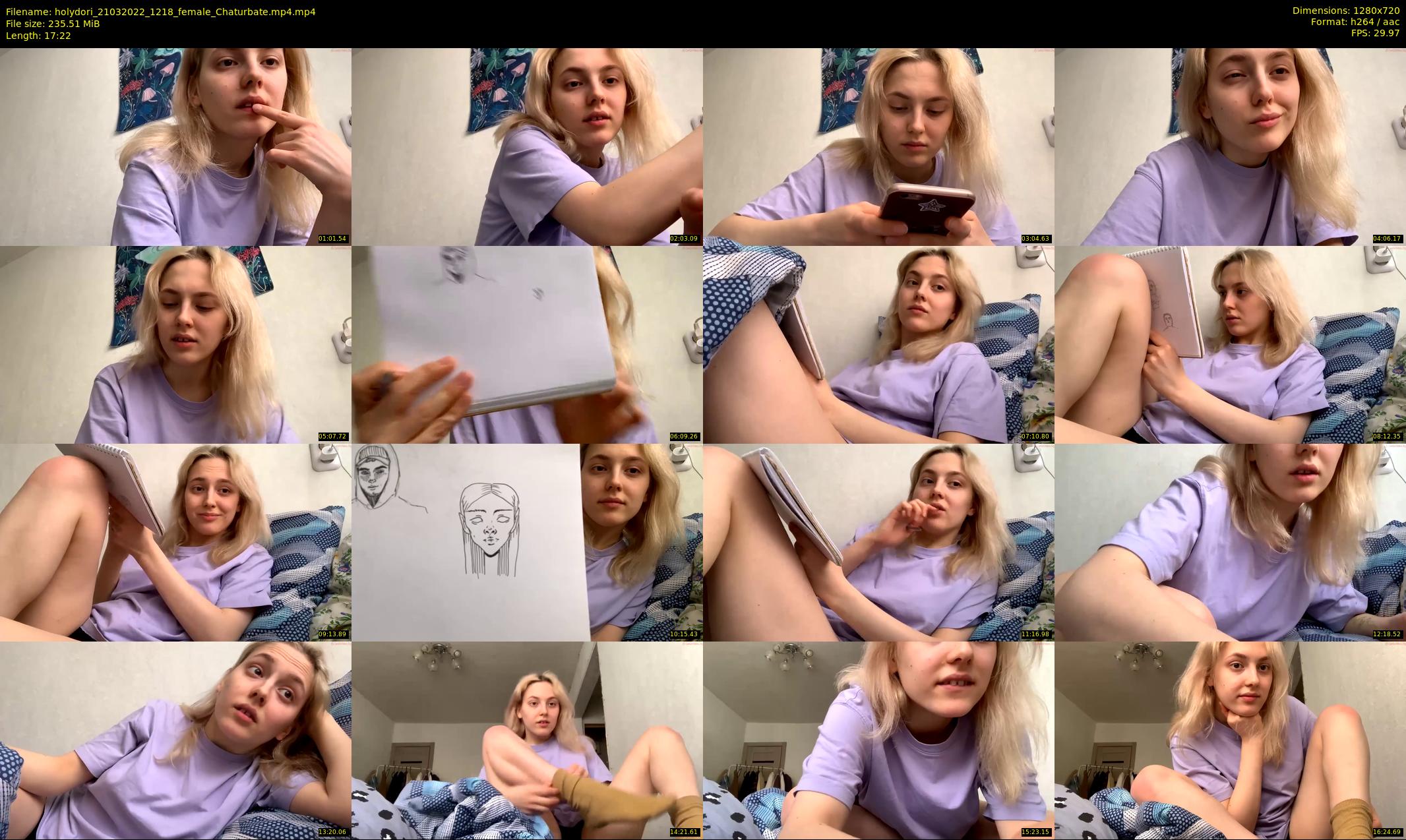 holydori — 18 minute Chaturbate female cam show recording, 720p, Mar 21, 2022
