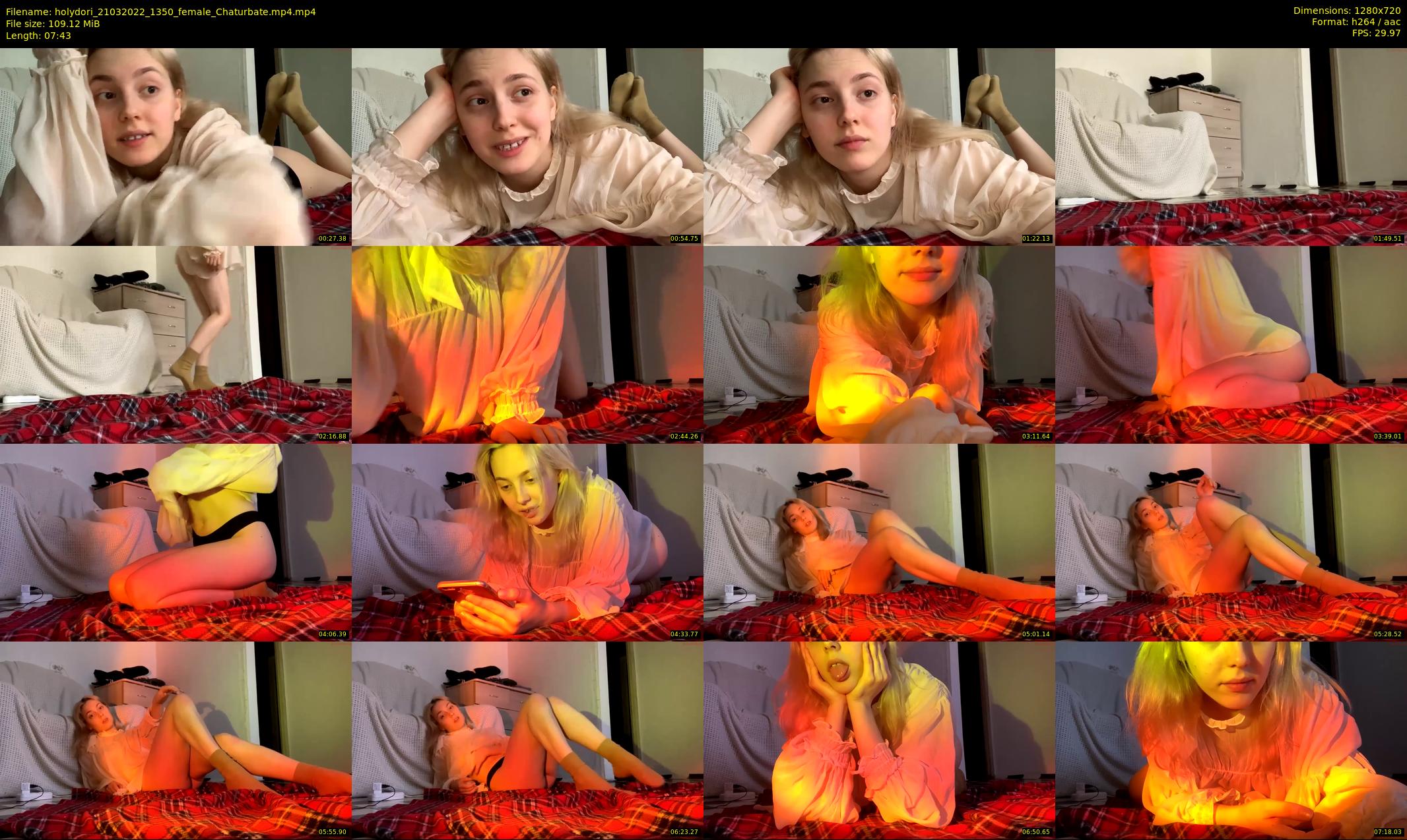 holydori — 8 minute Chaturbate female cam show recording, 720p, Mar 21, 2022