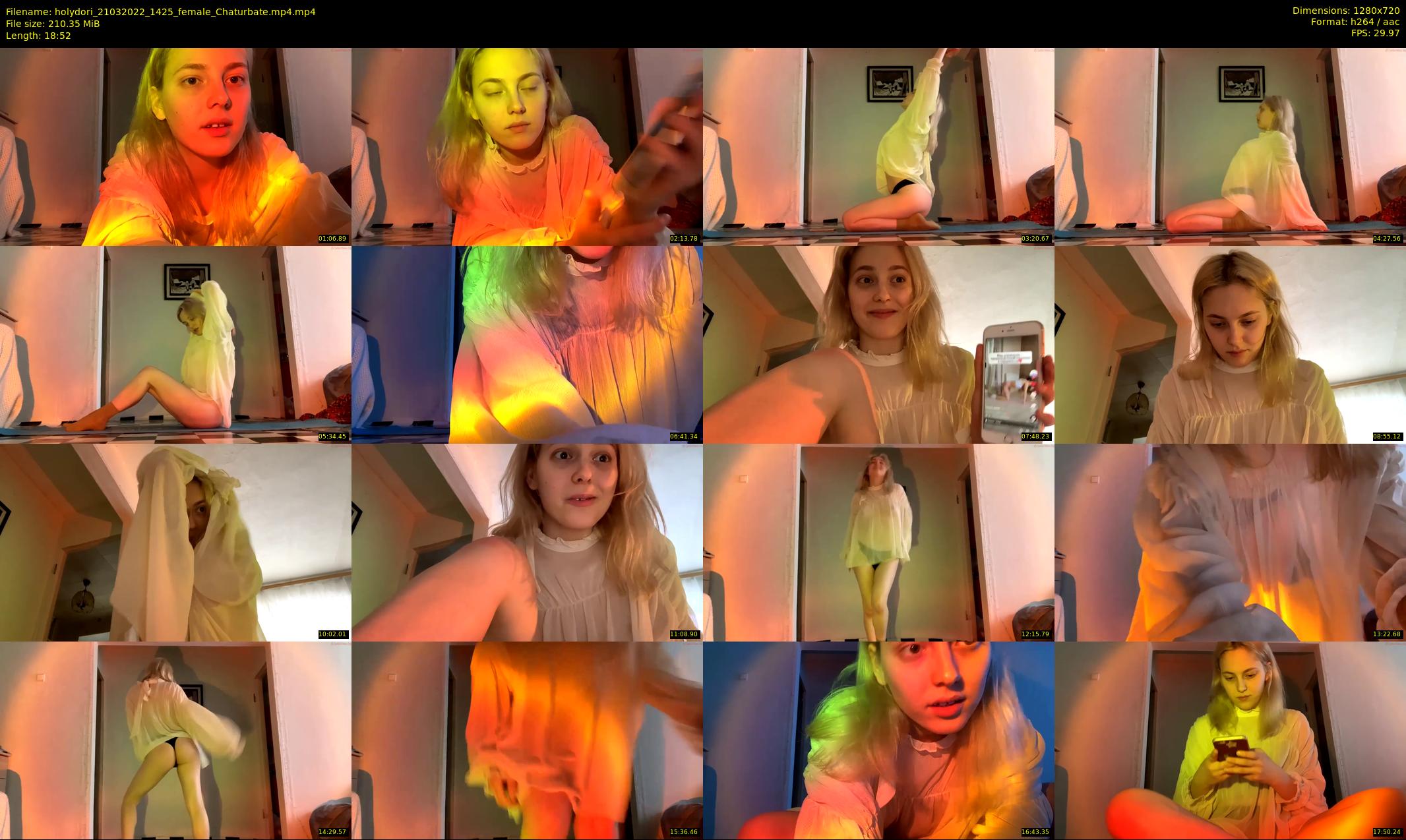 holydori — 19 minute Chaturbate female cam show recording, 720p, Mar 21, 2022