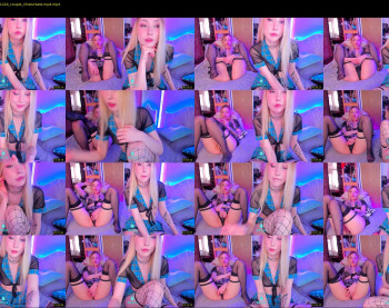hornybunnys — 54 minute Chaturbate couple cam show recording, 1080p, Mar 21, 2022