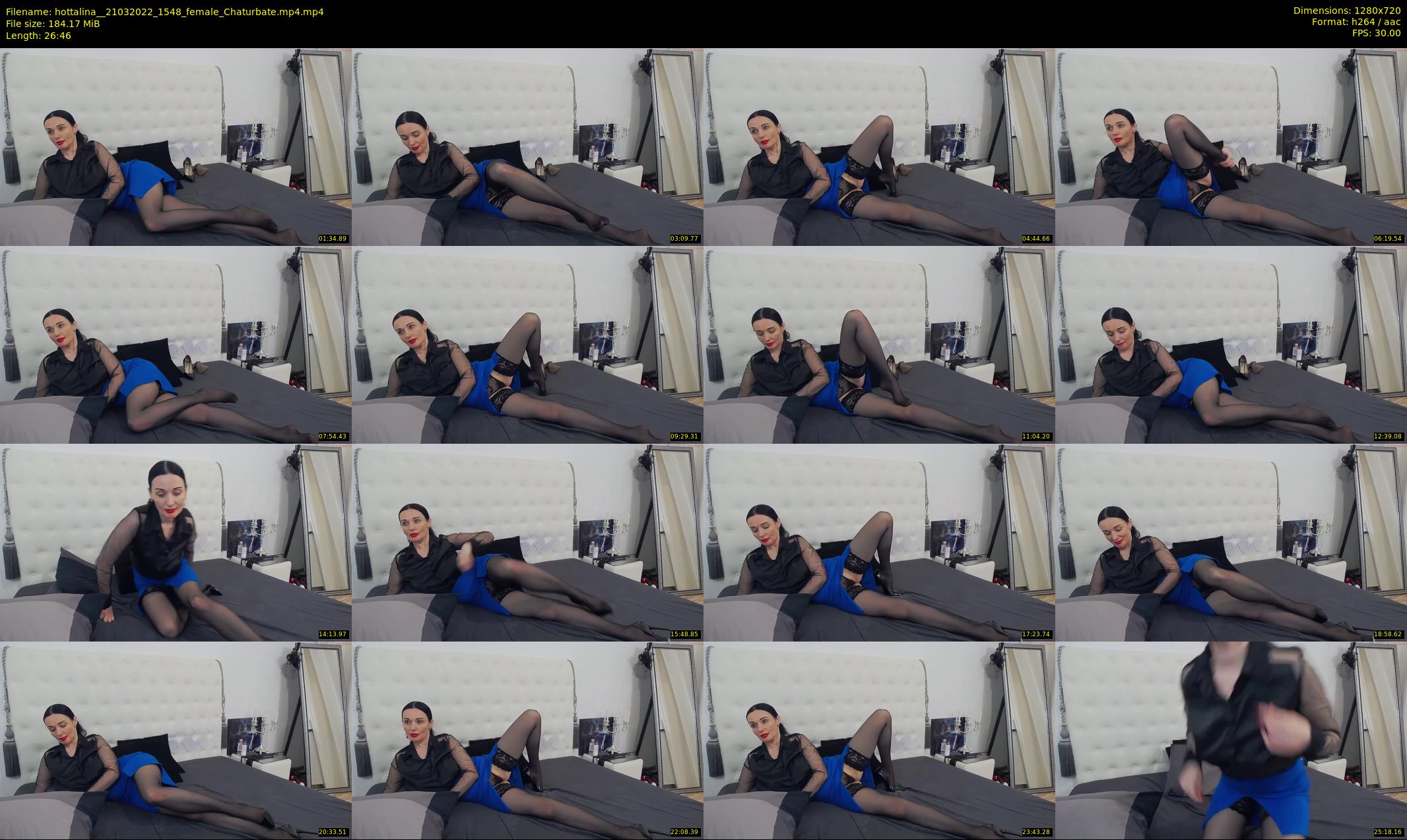 hottalina_ — 27 minute Chaturbate female cam show recording, 720p, Mar 21, 2022