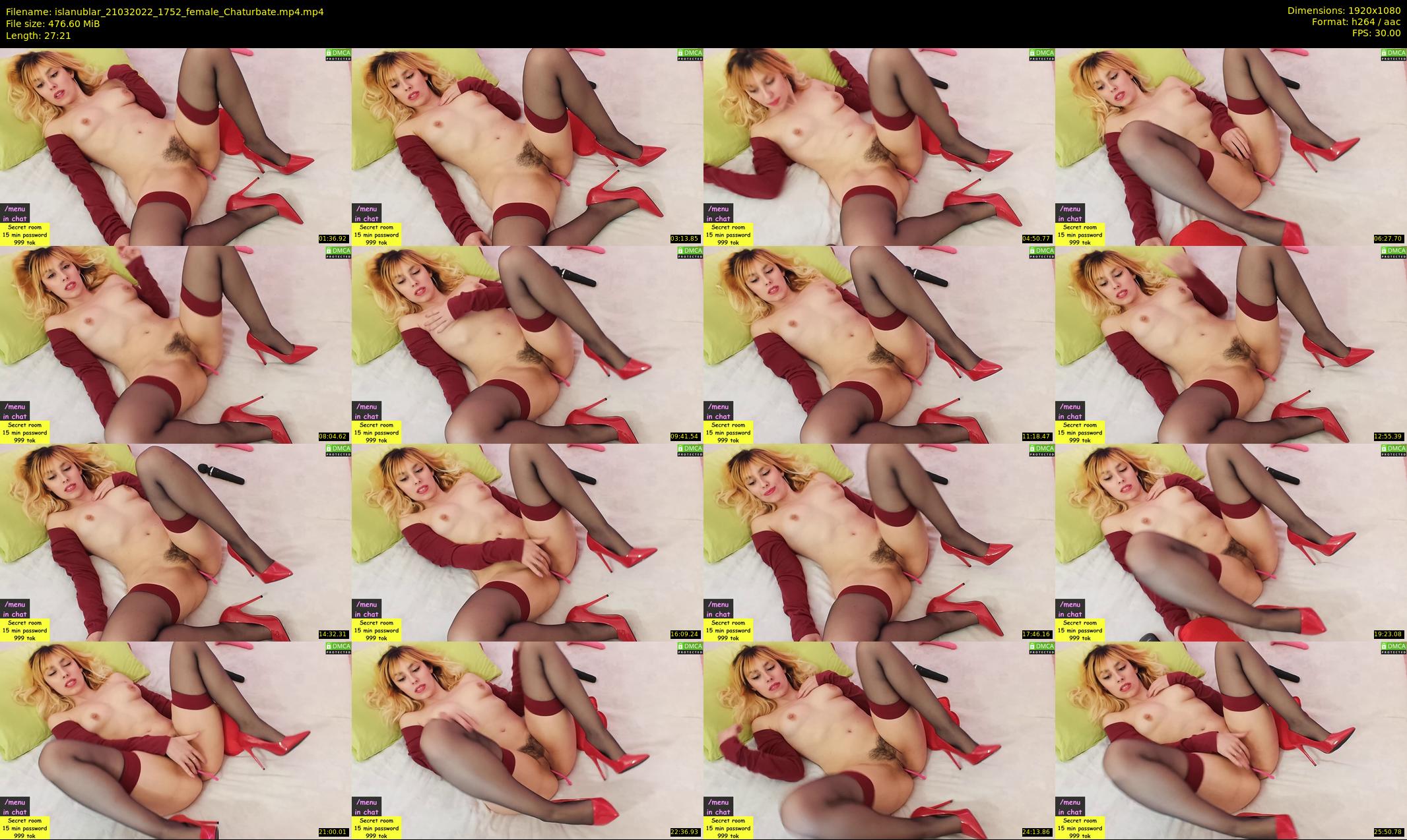 islanublar — 28 minute Chaturbate female cam show recording, 1080p, Mar 21, 2022