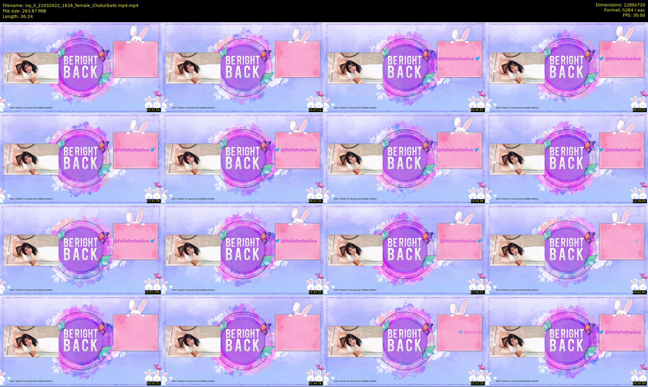 ivy_li — 27 minute Chaturbate female cam show recording, 720p, Mar 21, 2022