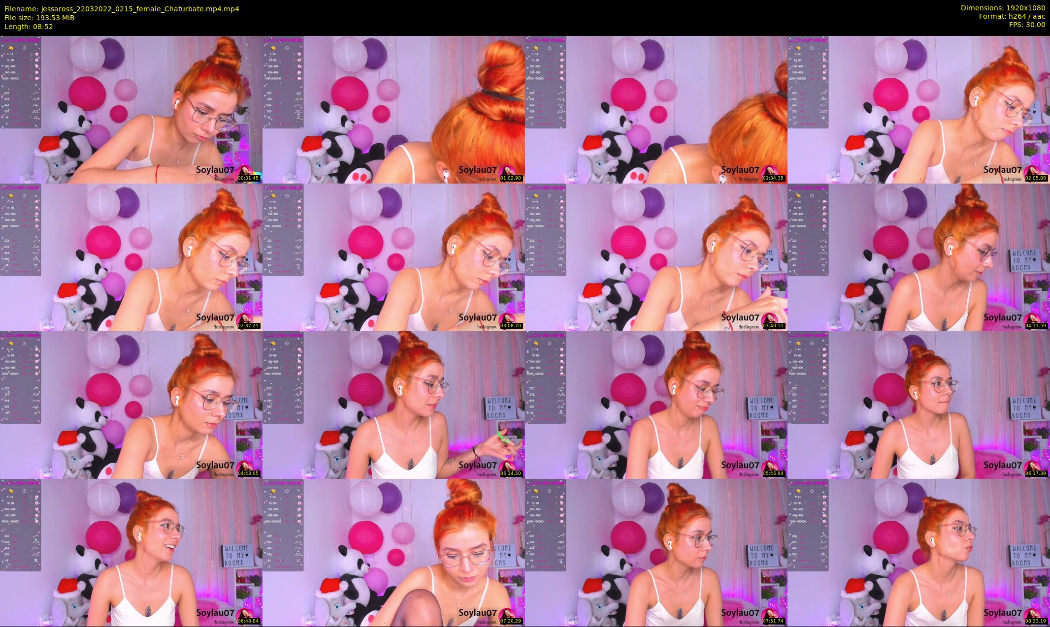 jessaross — 9 minute Chaturbate female cam show recording, 1080p, Mar 22, 2022
