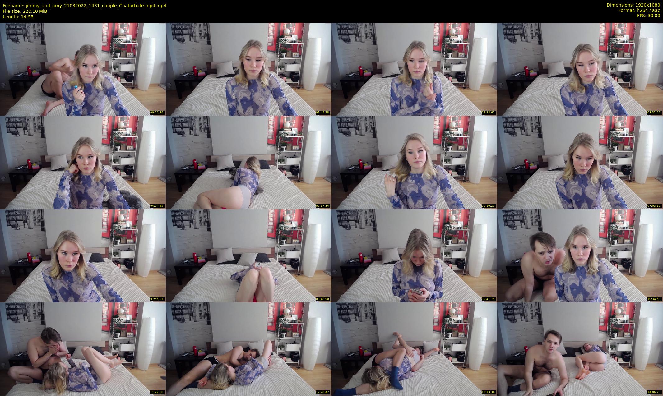 jimmy_and_amy — 15 minute Chaturbate couple cam show recording, 1080p, Mar 21, 2022