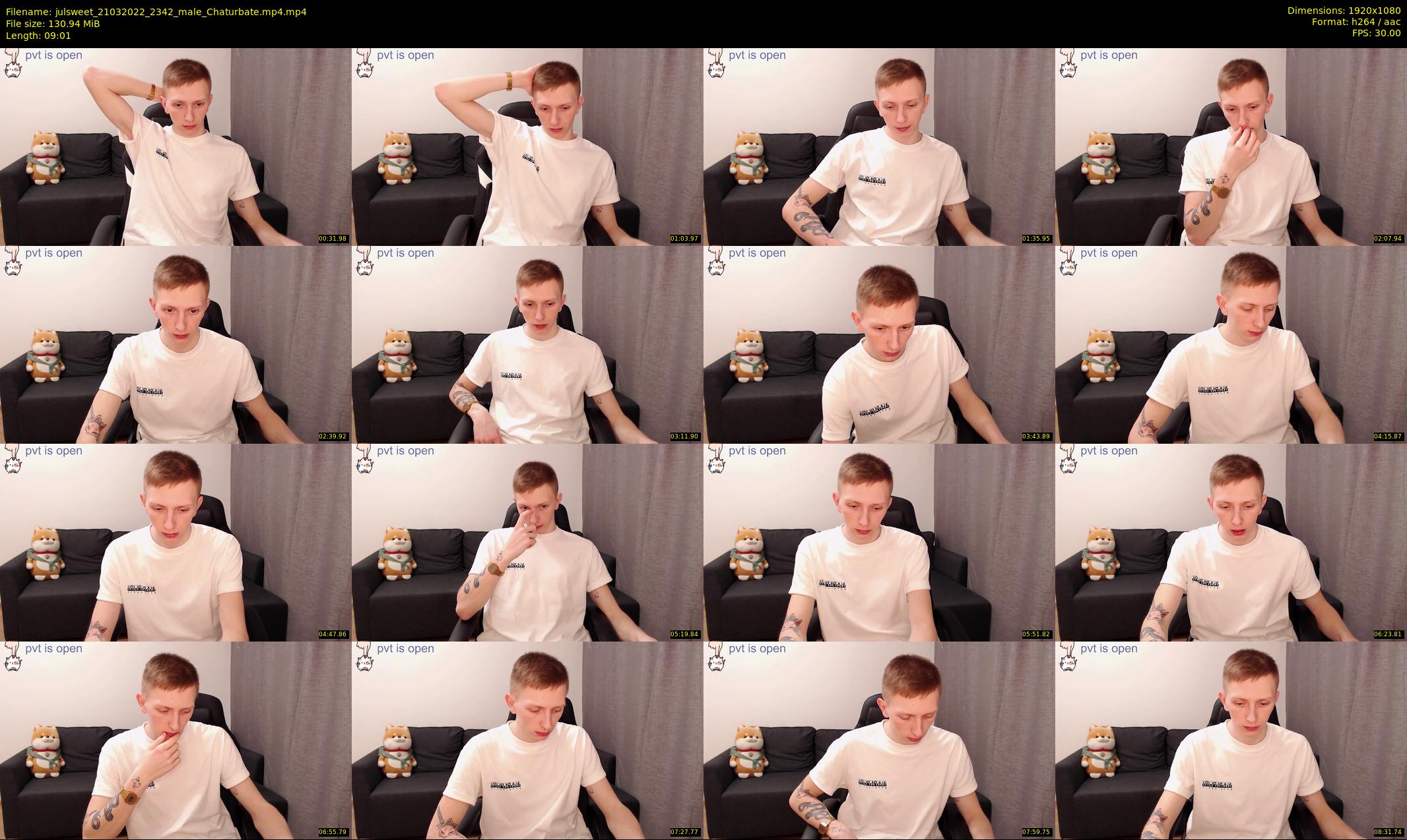 julsweet — 10 minute Chaturbate male cam show recording, 1080p, Mar 21, 2022