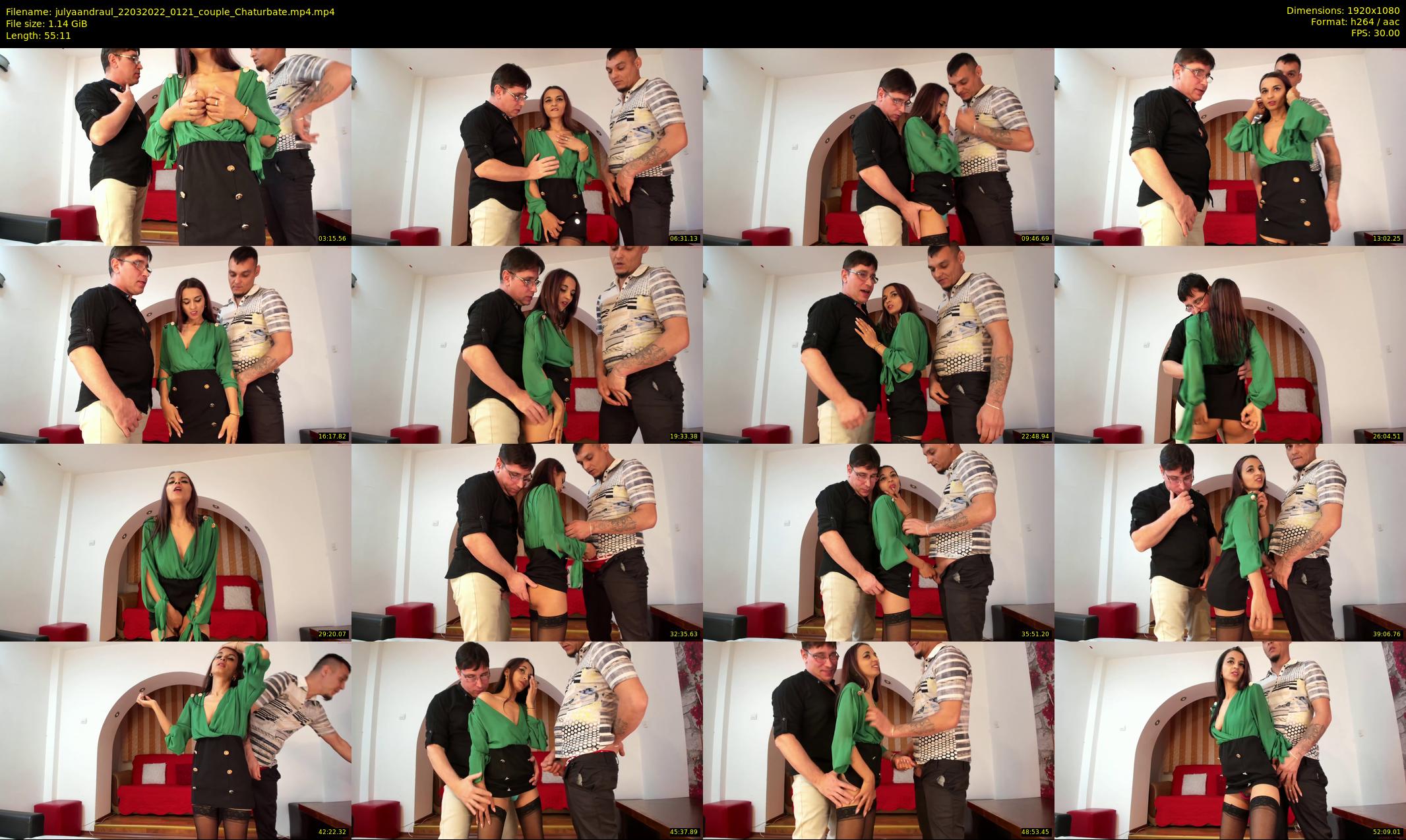 julyaandraul — 56 minute Chaturbate couple cam show recording, 1080p, Mar 22, 2022