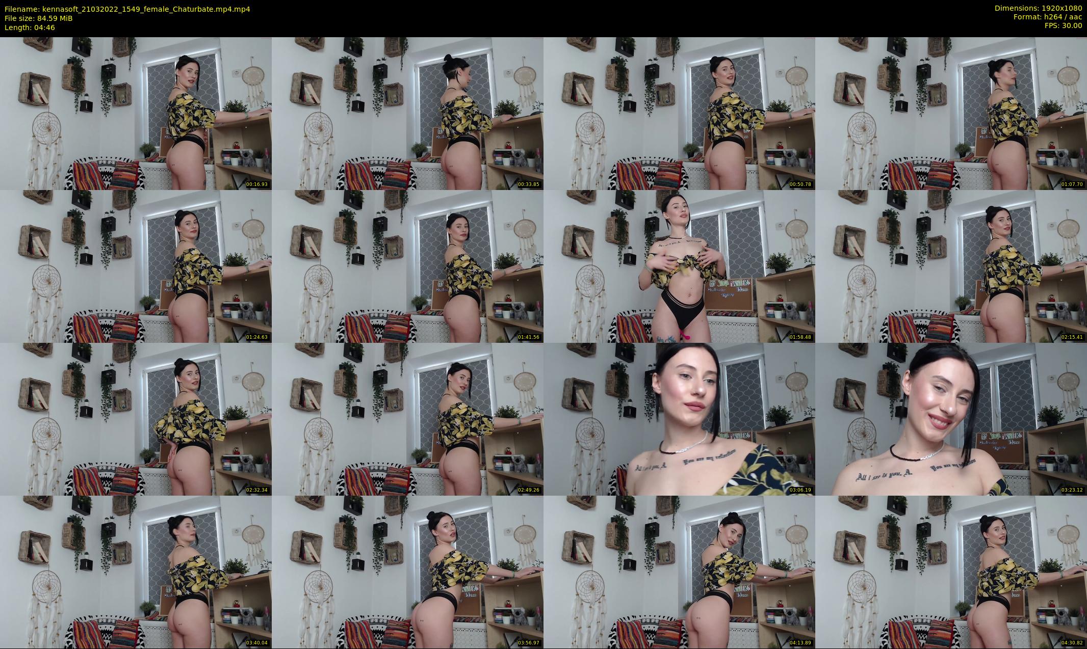 kennasoft — 5 minute Chaturbate female cam show recording, 1080p, Mar 21, 2022
