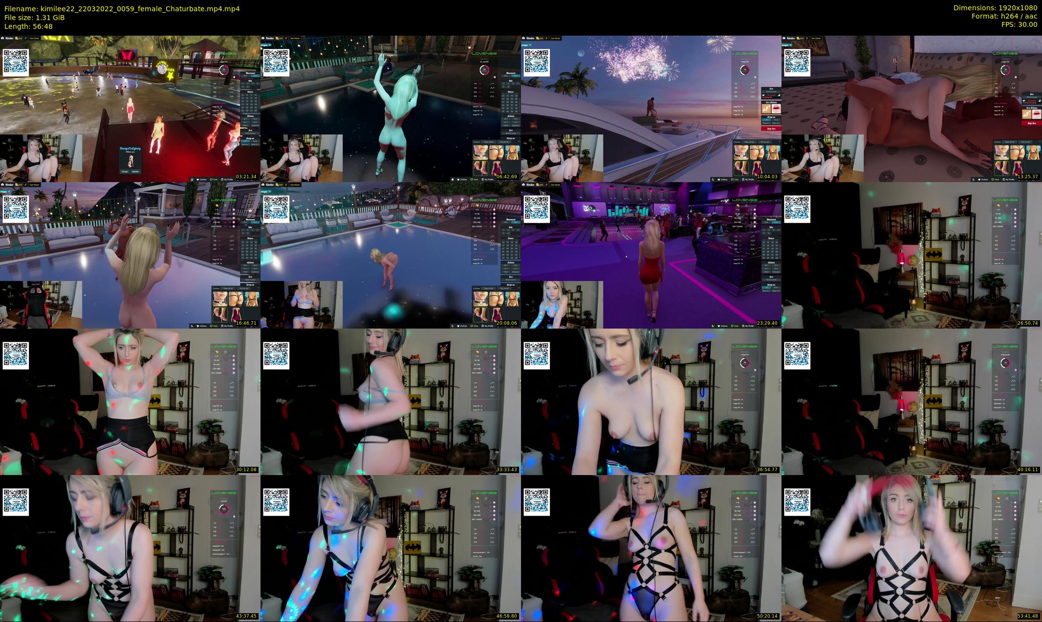 kimilee22 — 57 minute Chaturbate female cam show recording, 1080p, Mar 22, 2022