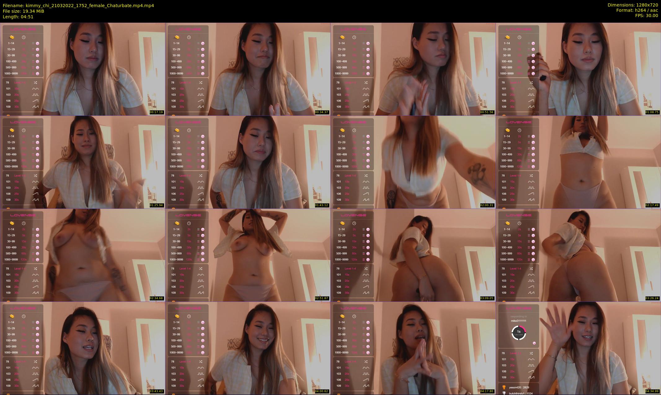 kimmy_chi — 5 minute Chaturbate female cam show recording, 720p, Mar 21, 2022