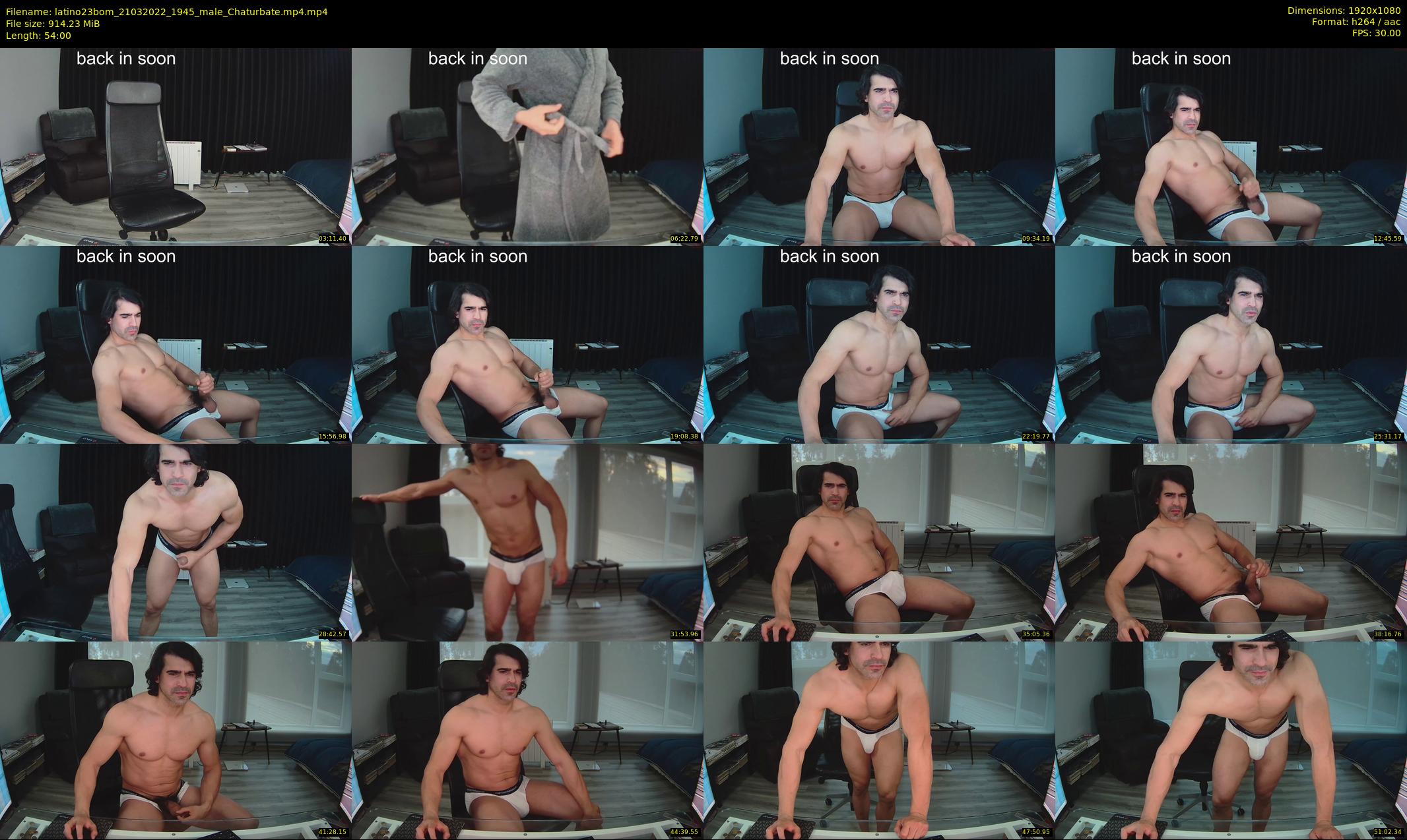 latino23bom — 54 minute Chaturbate male cam show recording, 1080p, Mar 21, 2022