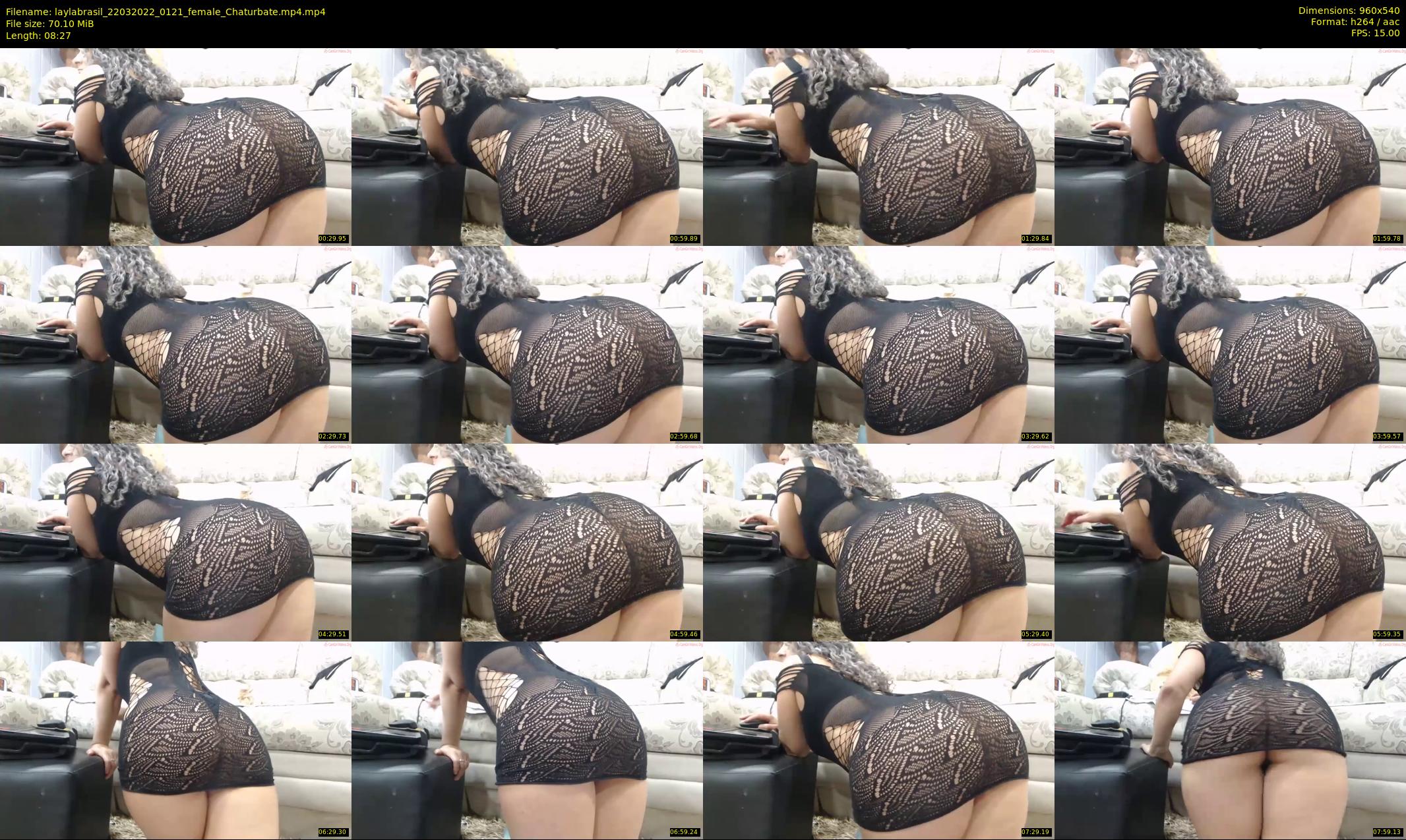 laylabrasil — 9 minute Chaturbate female cam show recording, 480p, Mar 22, 2022