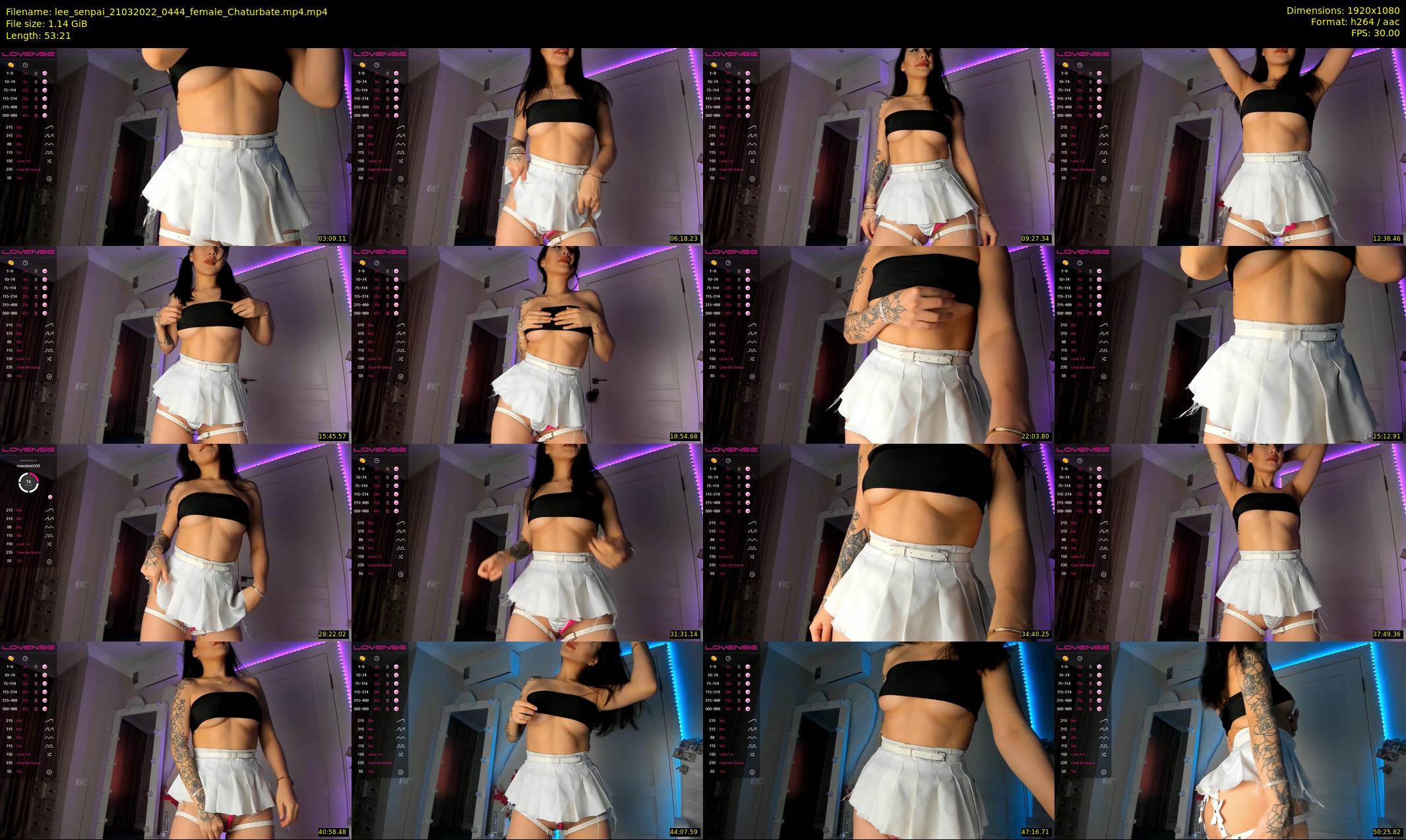 lee_senpai — 54 minute Chaturbate female cam show recording, 1080p, Mar 21, 2022