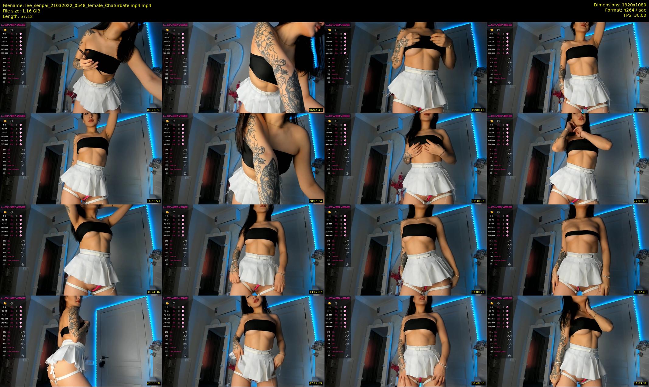 lee_senpai — 58 minute Chaturbate female cam show recording, 1080p, Mar 21, 2022