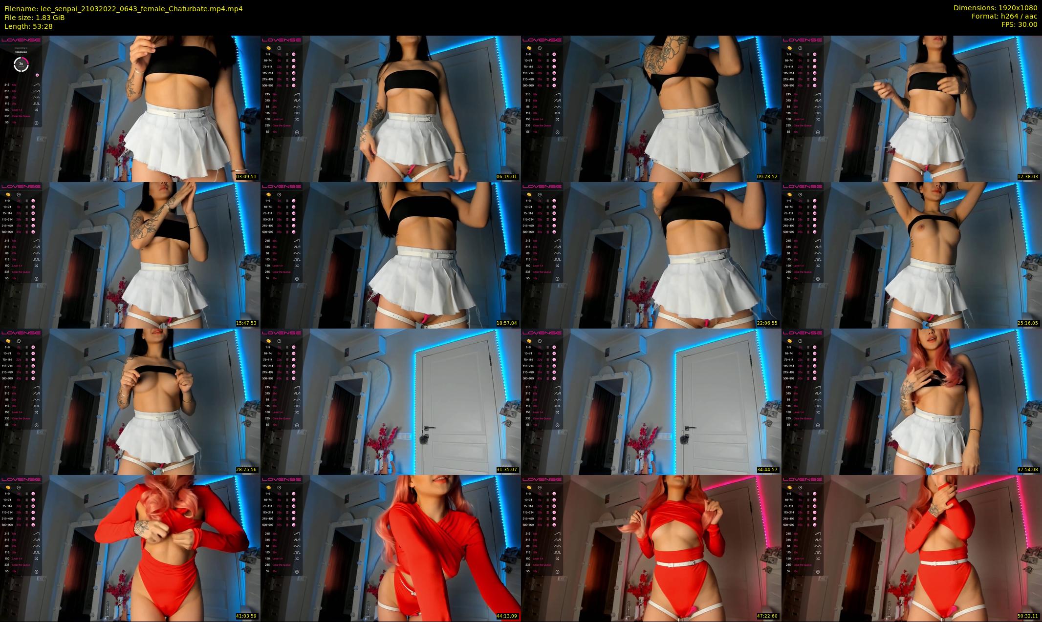 lee_senpai — 54 minute Chaturbate female cam show recording, 1080p, Mar 21, 2022