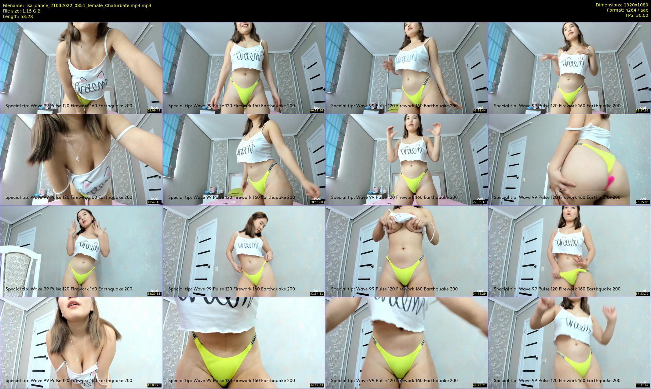 lisa_dance — 54 minute Chaturbate female cam show recording, 1080p, Mar 21, 2022