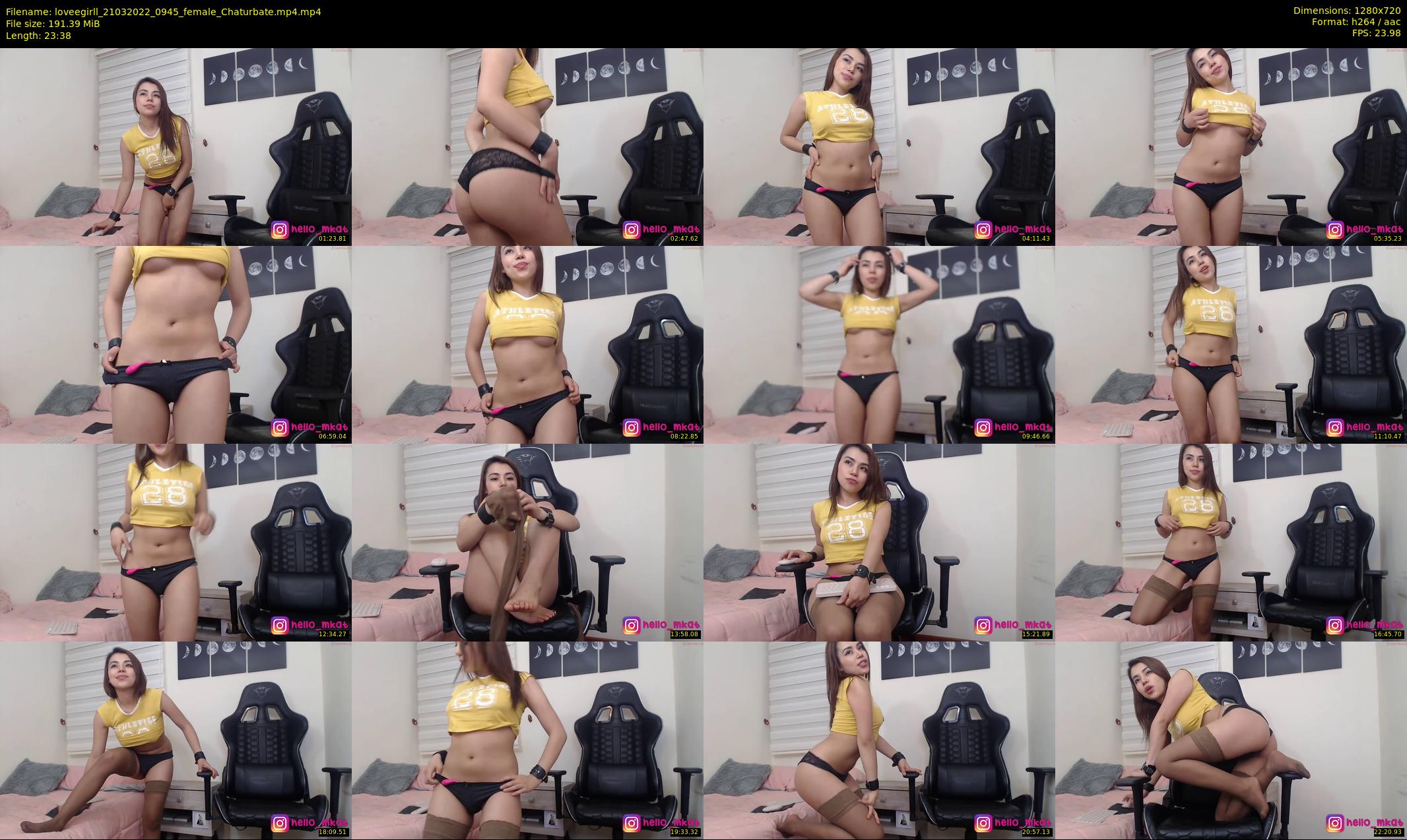 loveegirll — 24 minute Chaturbate female cam show recording, 720p, Mar 21, 2022
