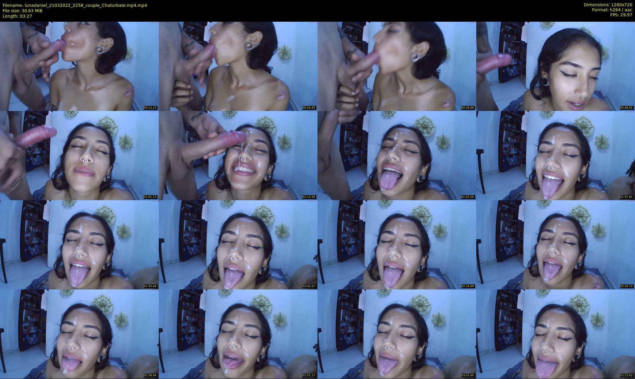 lunadaniel — 4 minute Chaturbate couple cam show recording, 720p, Mar 21, 2022