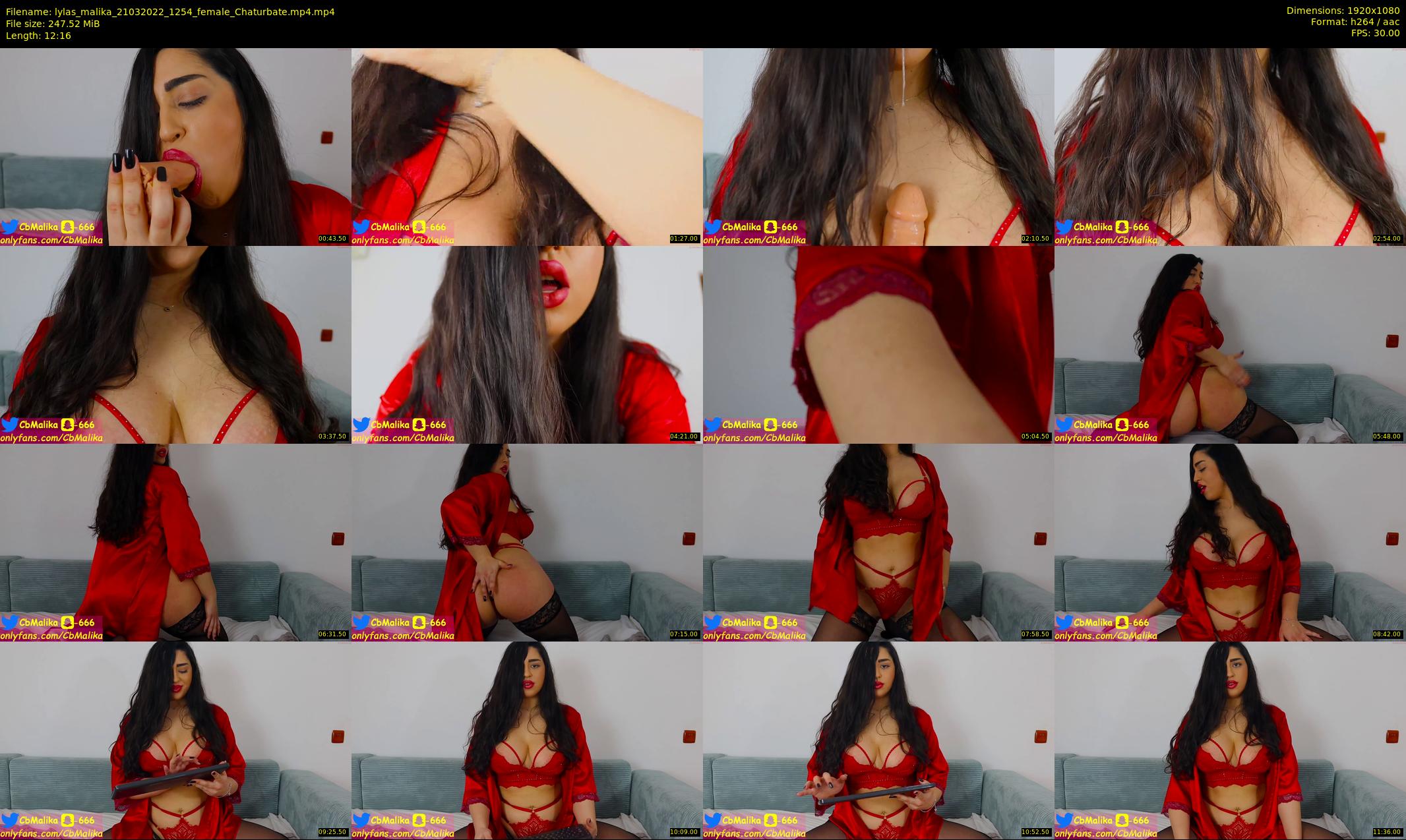 lylas_malika — 13 minute Chaturbate female cam show recording, 1080p, Mar 21, 2022