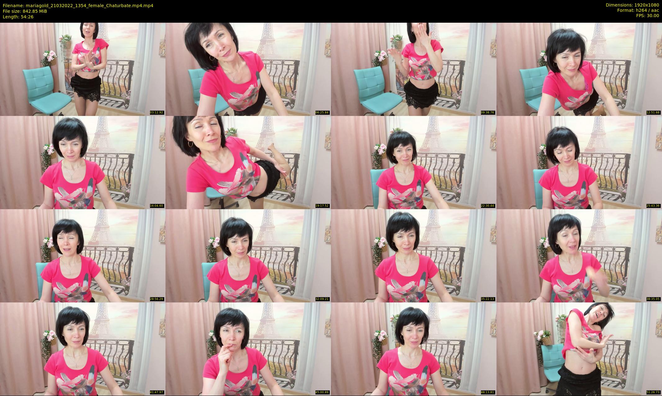 mariagold — 55 minute Chaturbate female cam show recording, 1080p, Mar 21, 2022