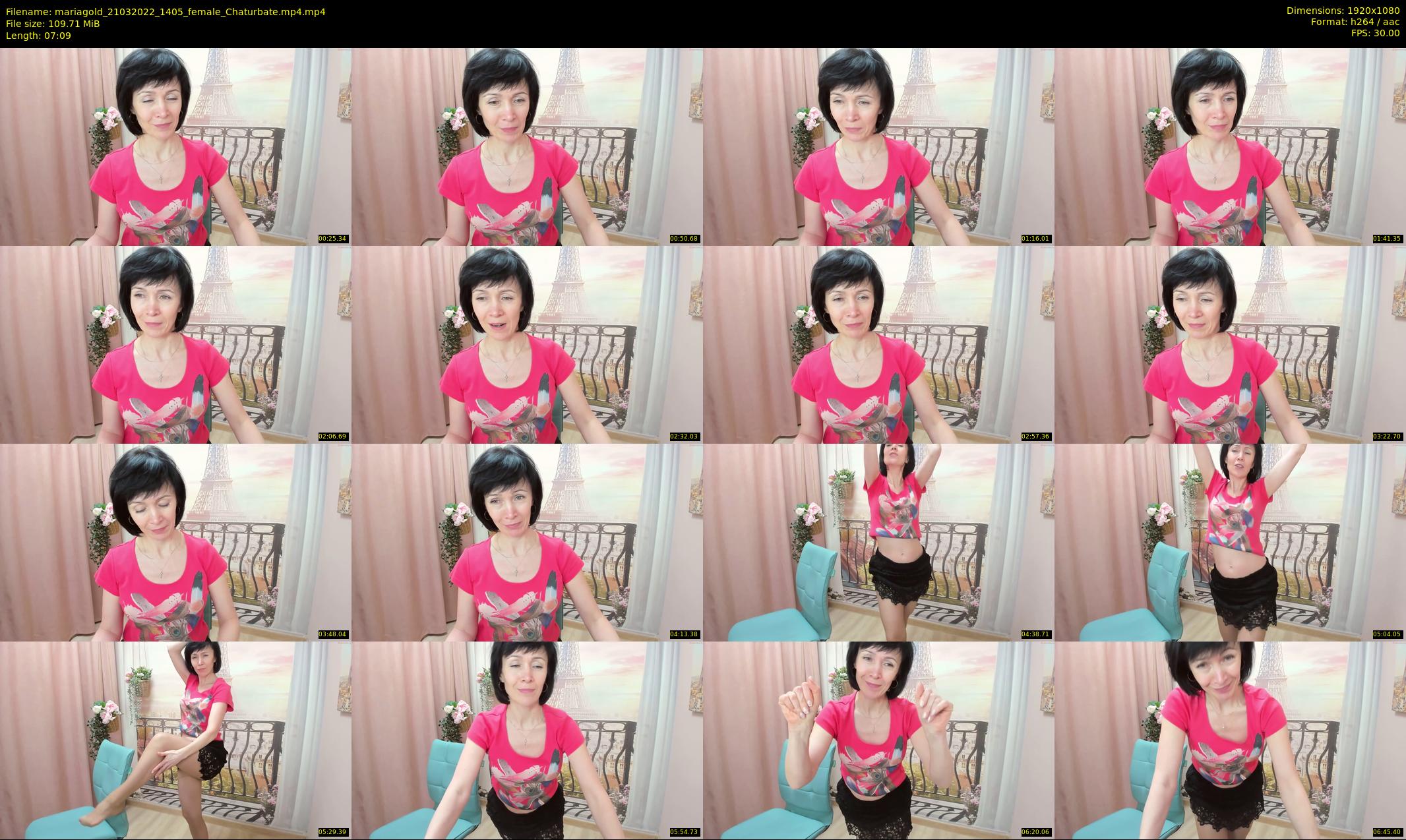 mariagold — 8 minute Chaturbate female cam show recording, 1080p, Mar 21, 2022