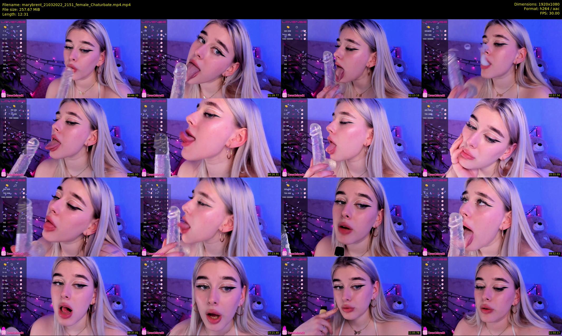 marybrent — 13 minute Chaturbate female cam show recording, 1080p, Mar 21, 2022