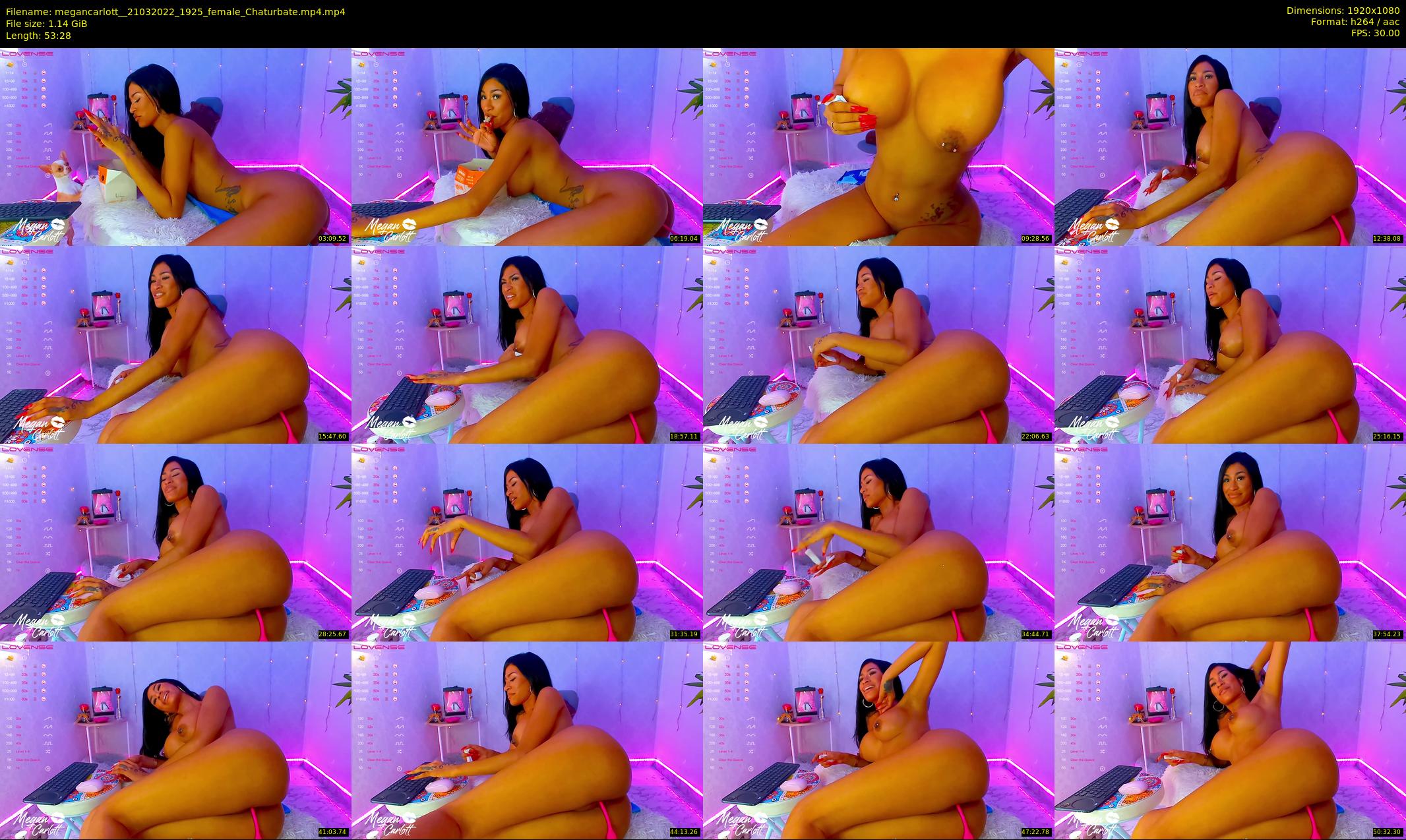megancarlott_ — 54 minute Chaturbate female cam show recording, 1080p, Mar 21, 2022