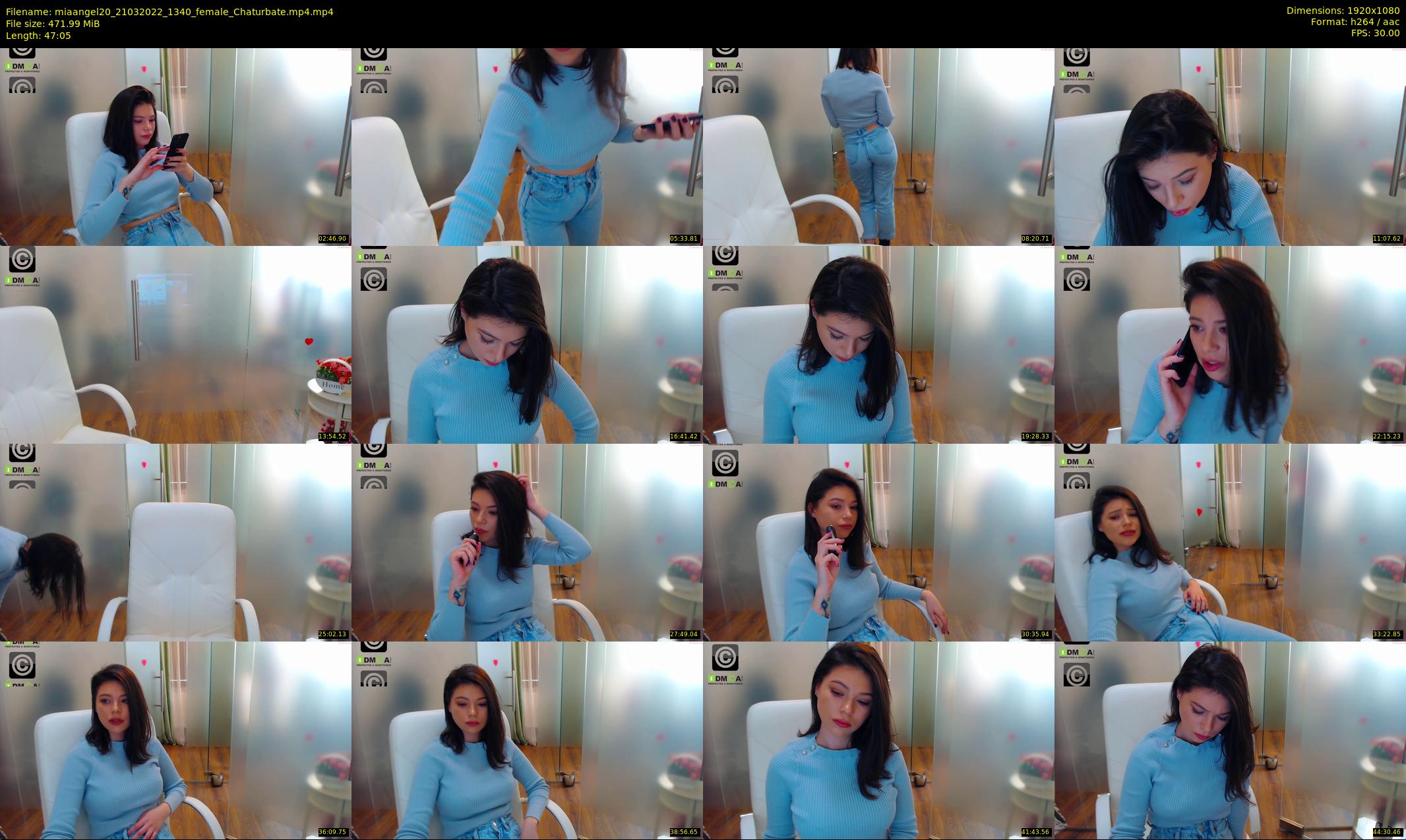 miaangel20 — 48 minute Chaturbate female cam show recording, 1080p, Mar 21, 2022