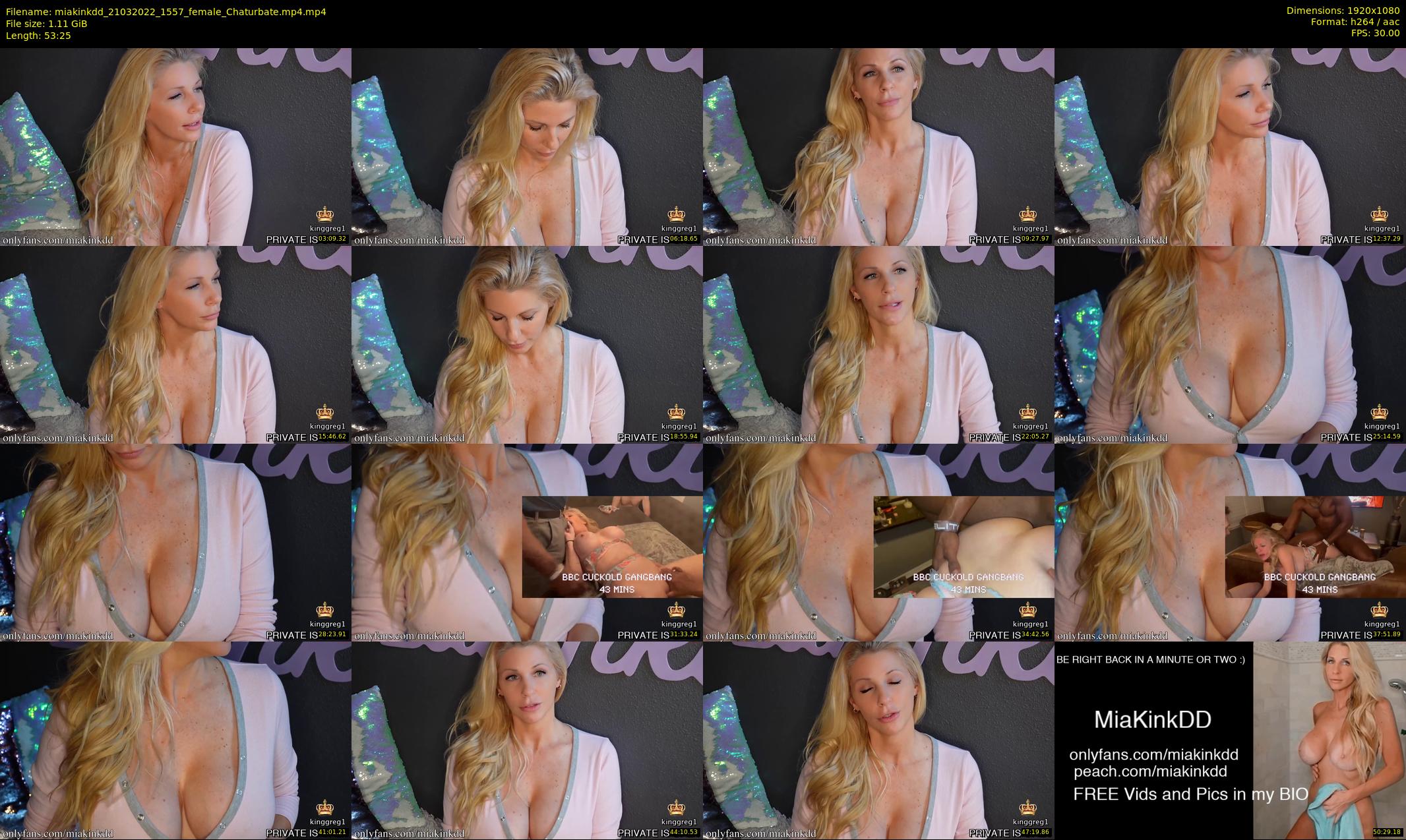 miakinkdd — 54 minute Chaturbate female cam show recording, 1080p, Mar 21, 2022