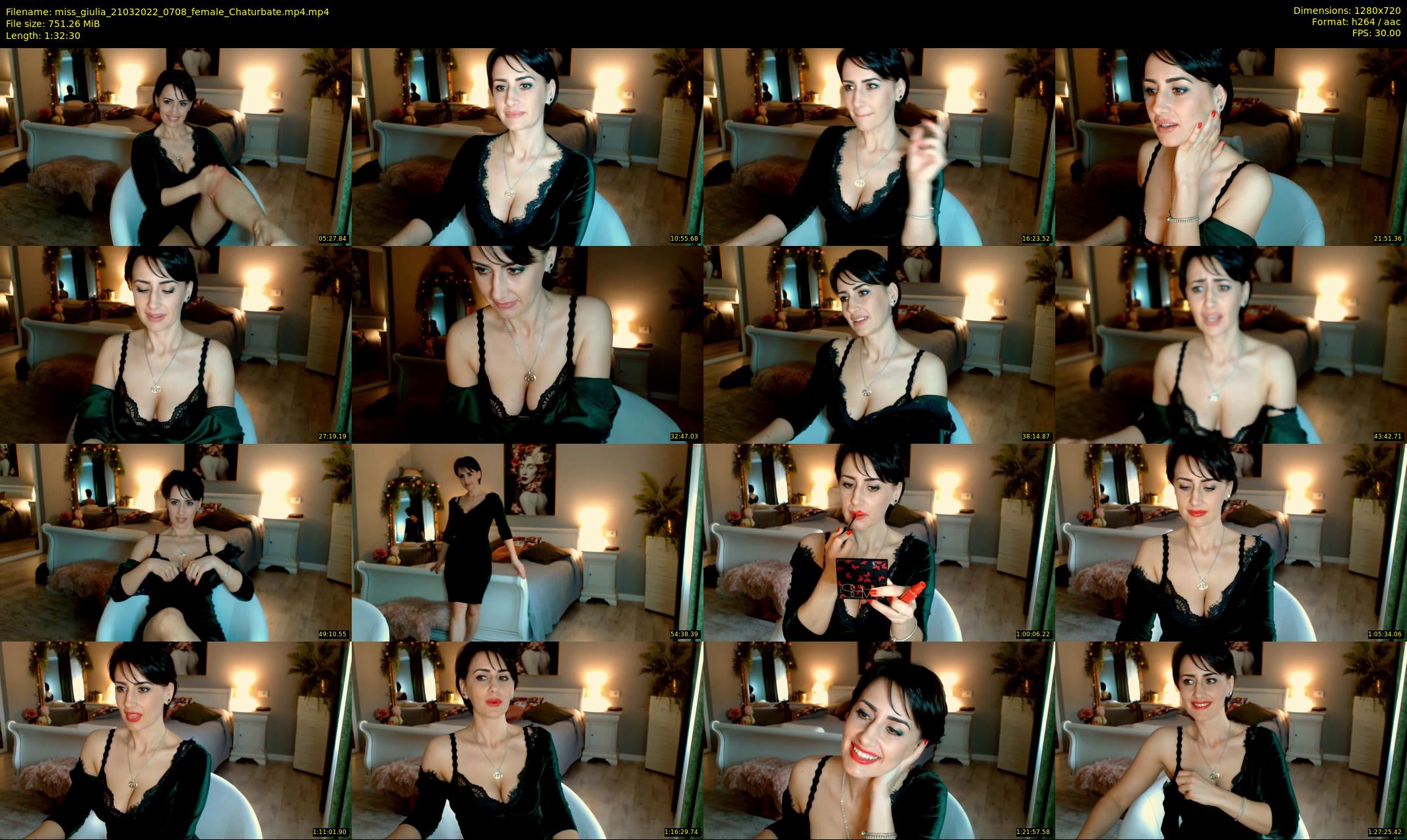 miss_giulia — 93 minute Chaturbate female cam show recording, 720p, Mar 21, 2022