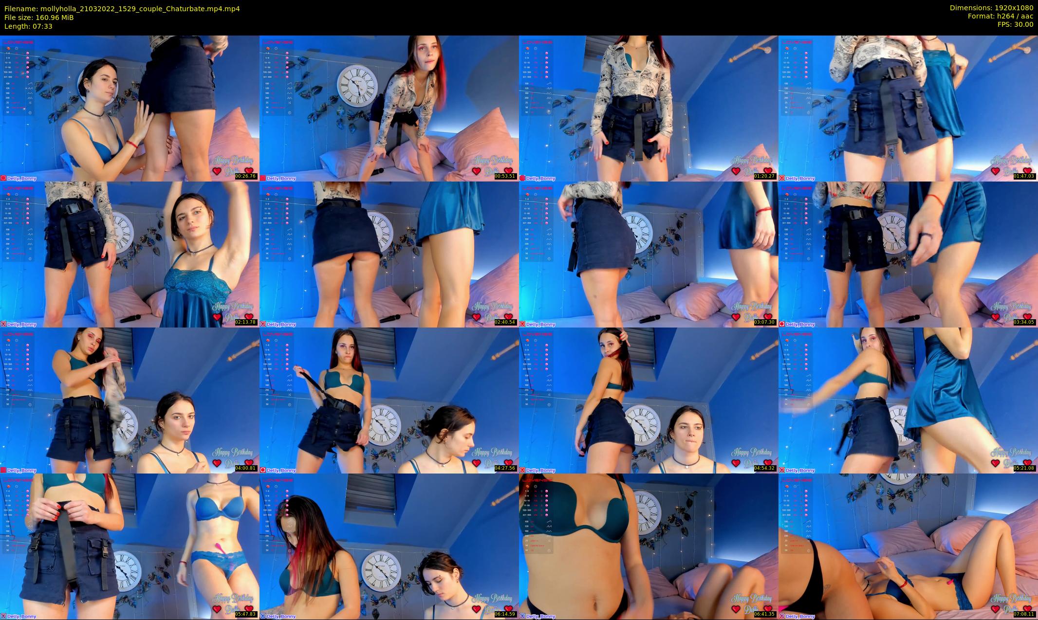 mollyholla — 8 minute Chaturbate couple cam show recording, 1080p, Mar 21, 2022