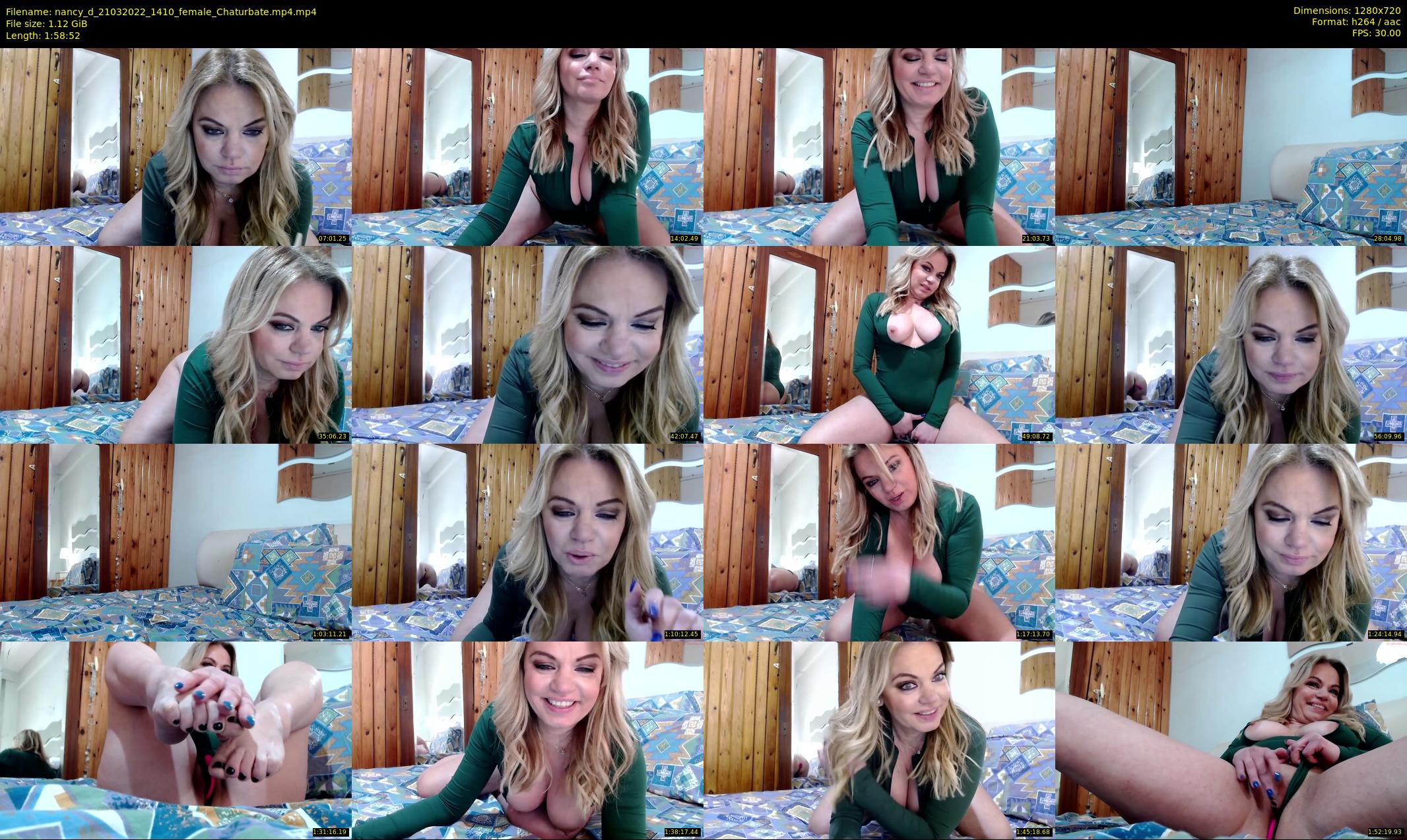 nancy_d — 119 minute Chaturbate female cam show recording, 720p, Mar 21, 2022