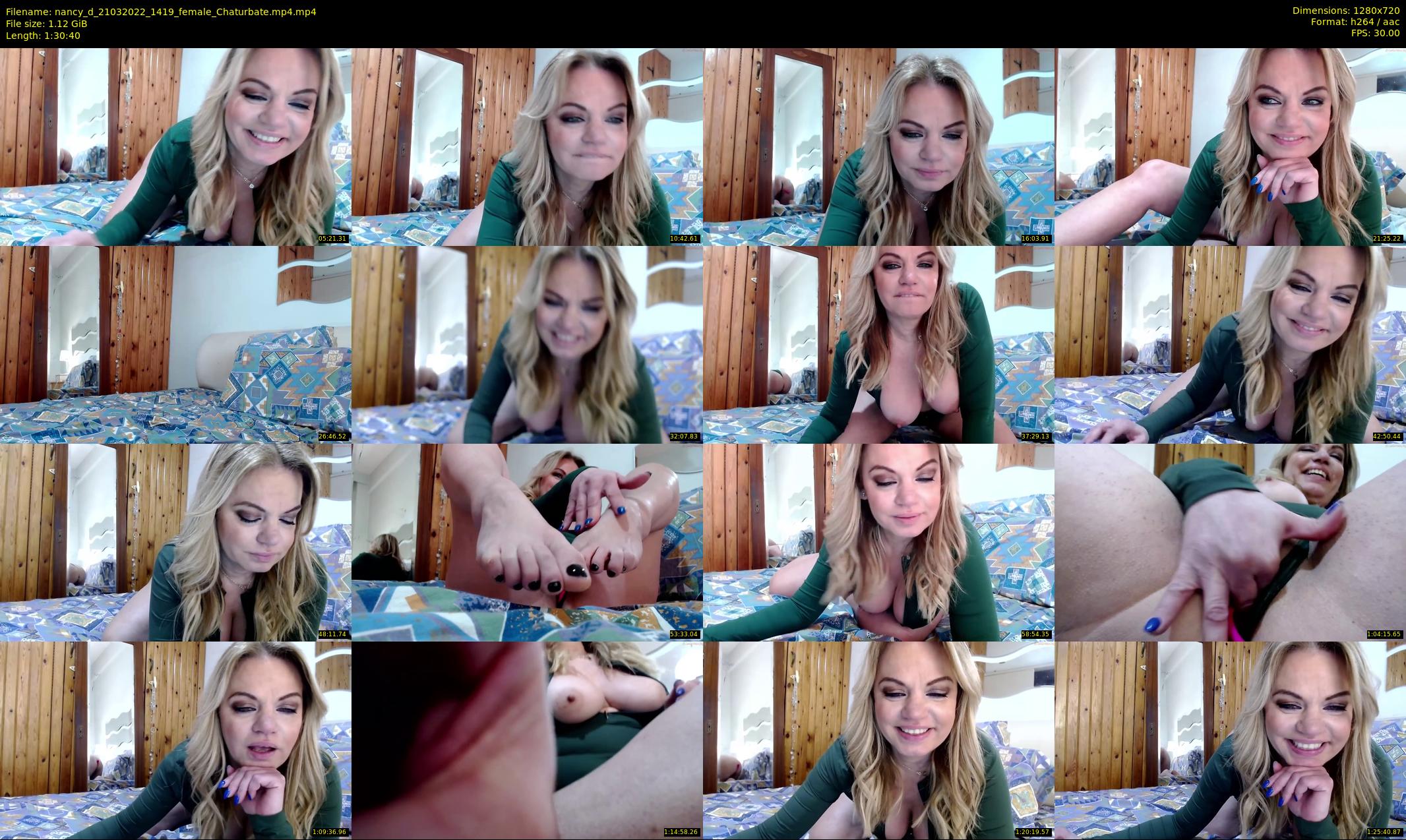 nancy_d — 91 minute Chaturbate female cam show recording, 720p, Mar 21, 2022