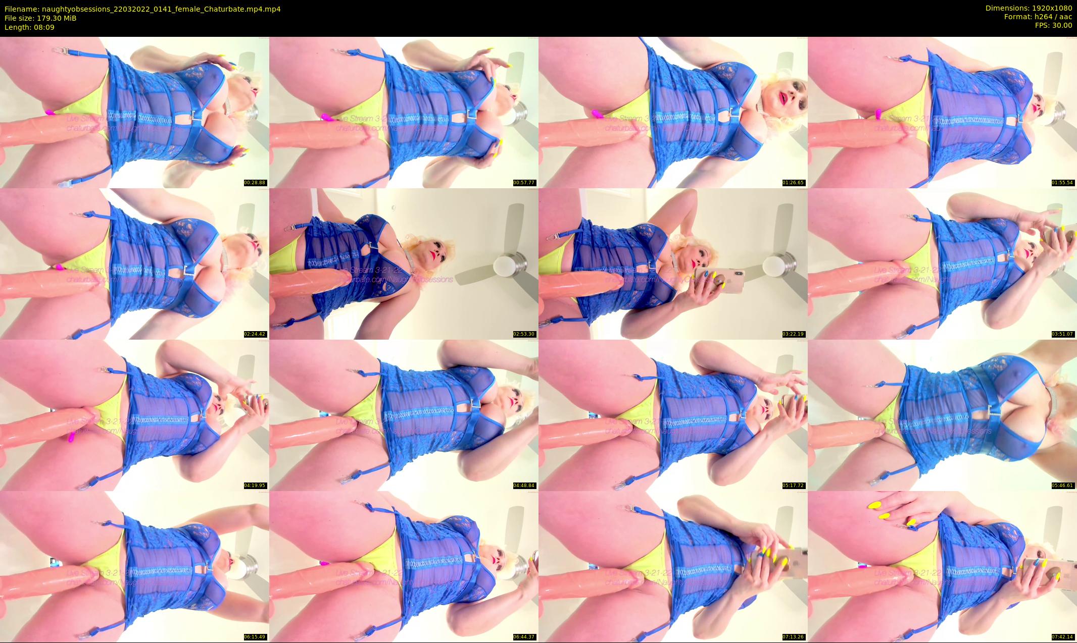 naughtyobsessions — 9 minute Chaturbate female cam show recording, 1080p, Mar 22, 2022