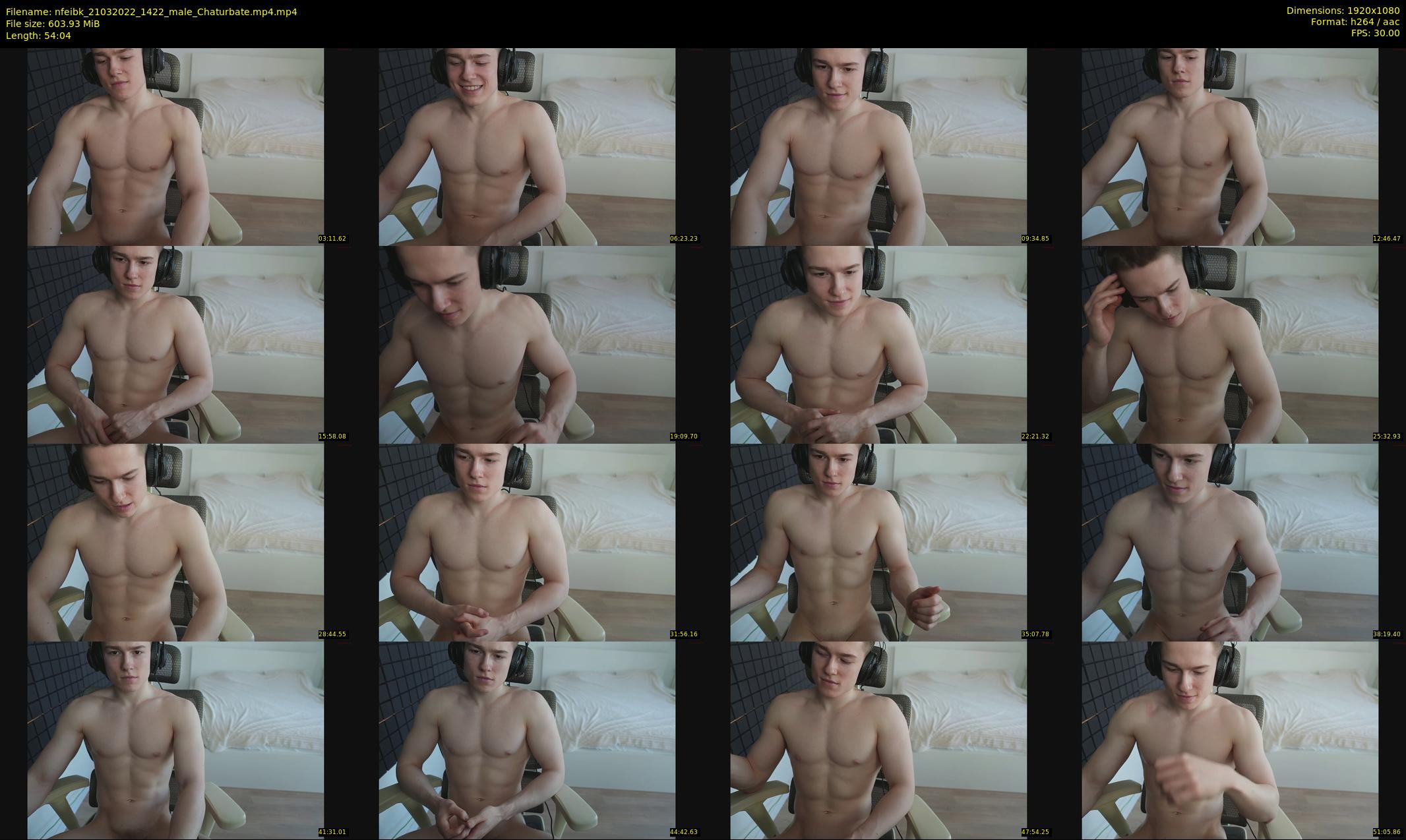nfeibk — 55 minute Chaturbate male cam show recording, 1080p, Mar 21, 2022