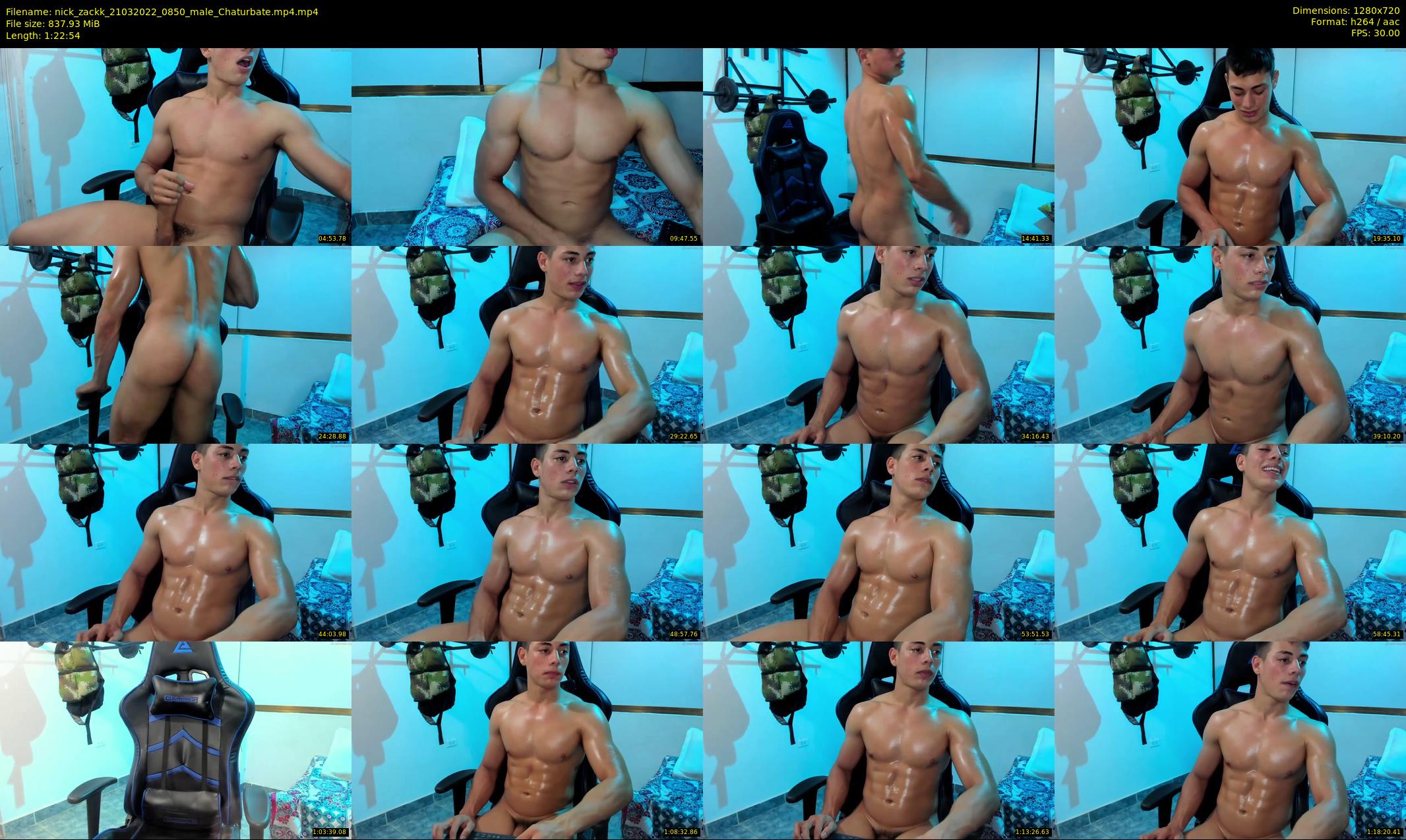 nick_zackk — 83 minute Chaturbate male cam show recording, 720p, Mar 21, 2022
