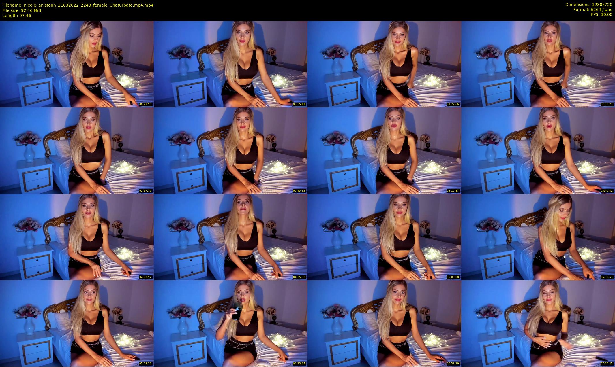 nicole_anistonn — 8 minute Chaturbate female cam show recording, 720p, Mar 21, 2022