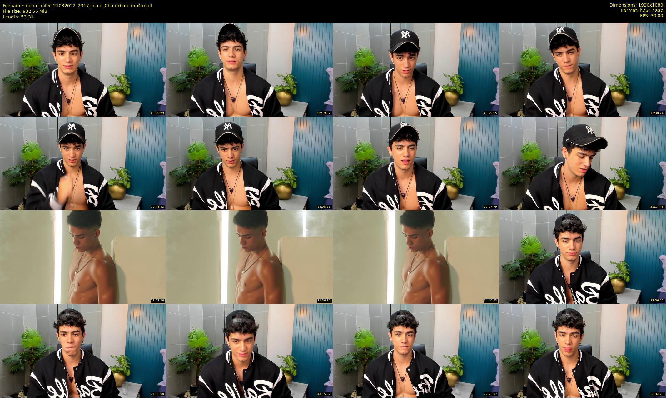 noha_miler — 54 minute Chaturbate male cam show recording, 1080p, Mar 21, 2022